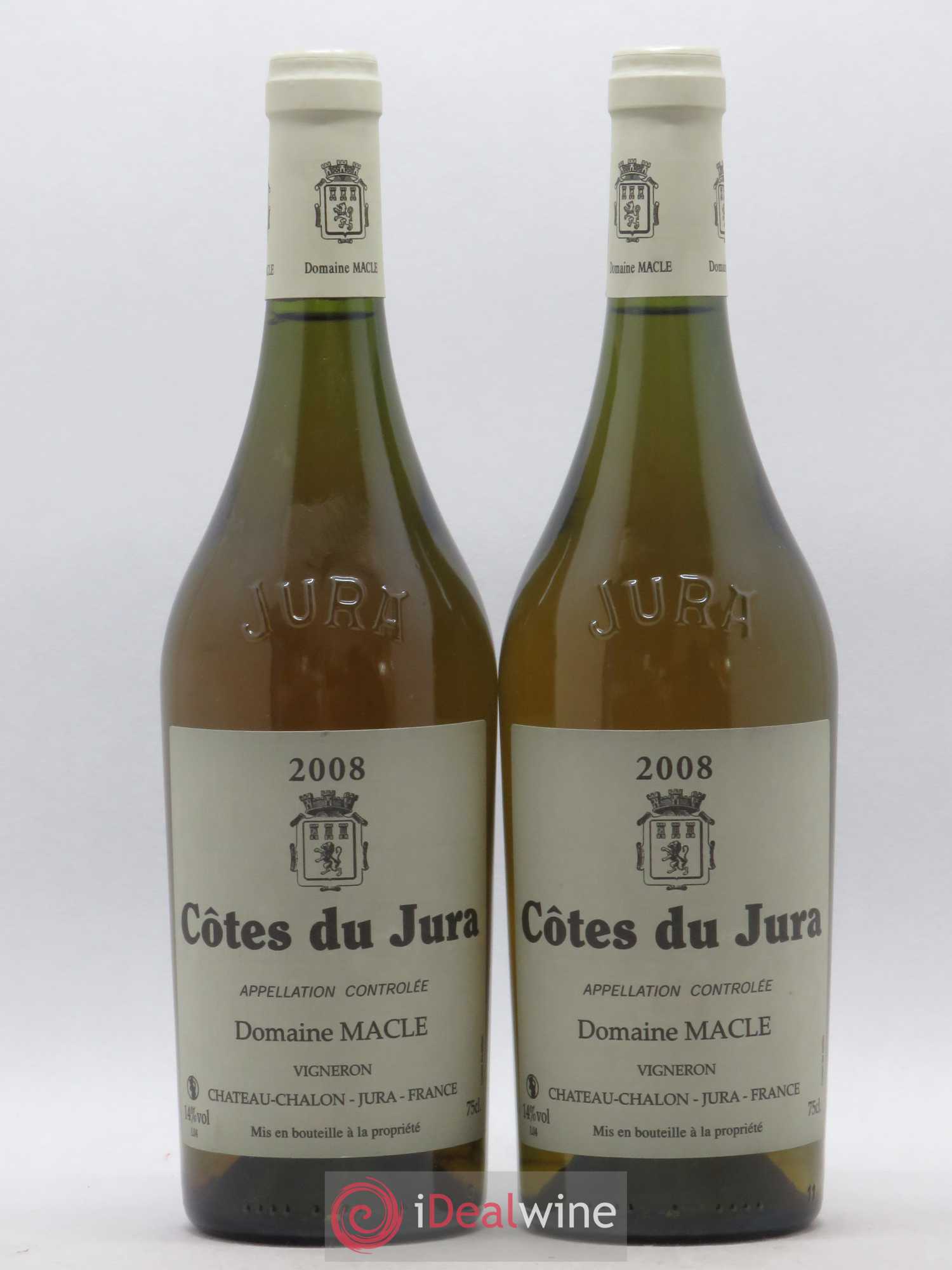 Côtes du Jura Jean Macle 2008 - Lot de 2 bouteilles - 0