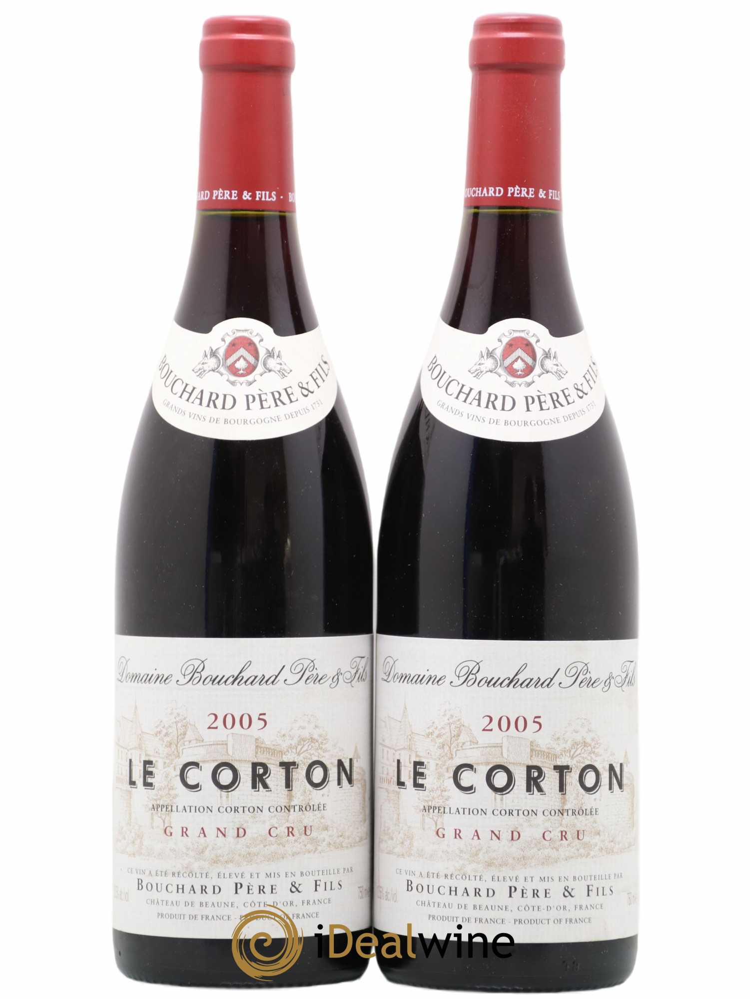 Corton Grand Cru Le Corton Bouchard Père & Fils 2005 - Lot de 2 bouteilles - 0