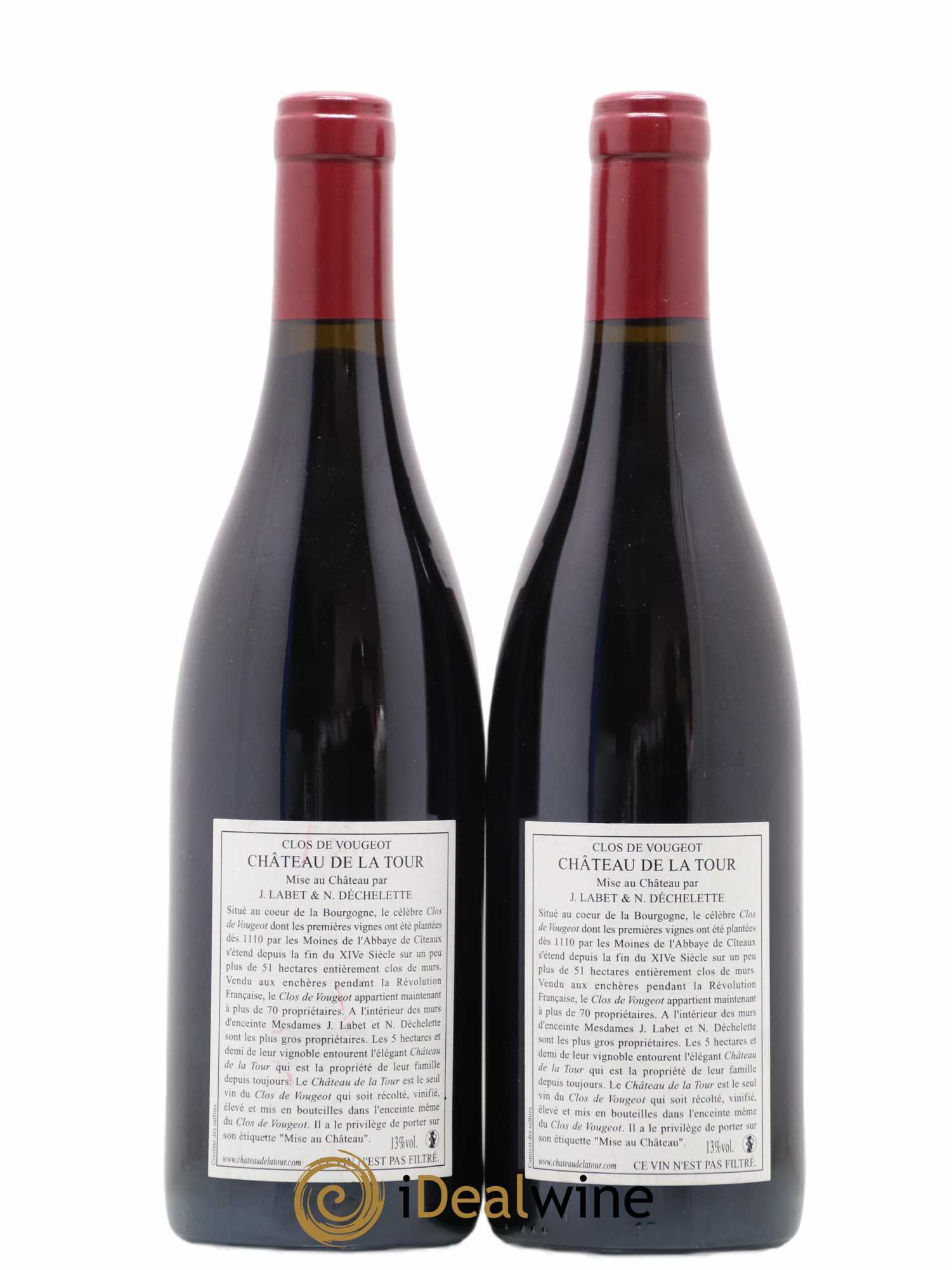 Clos de Vougeot Grand Cru Vieilles Vignes Château de La Tour 2009 - Lot de 2 bouteilles - 1