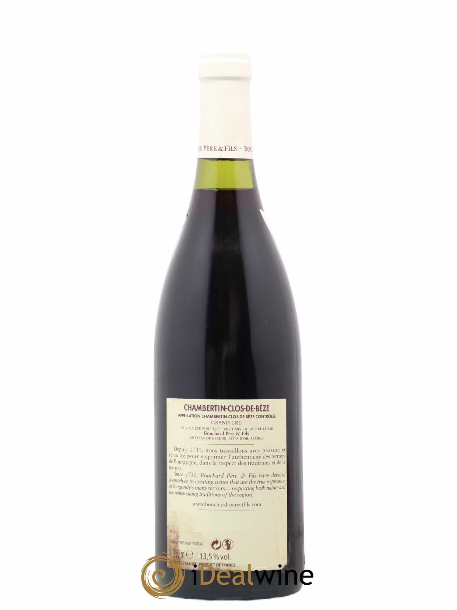Chambertin Clos de Bèze Grand Cru Bouchard Père & Fils 2010 - Lot de 1 bouteille - 1