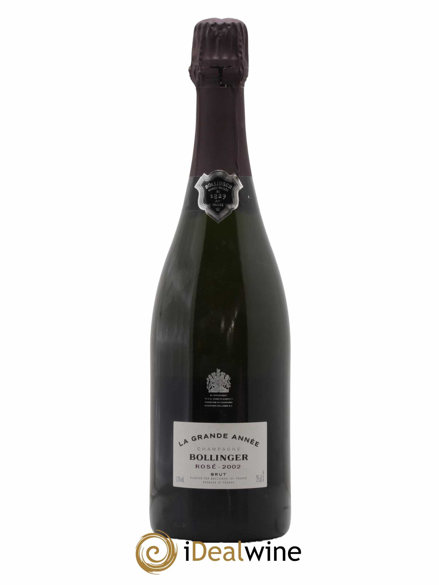 Grande Année Brut Bollinger 2002 - Lot de 1 bouteille - 0