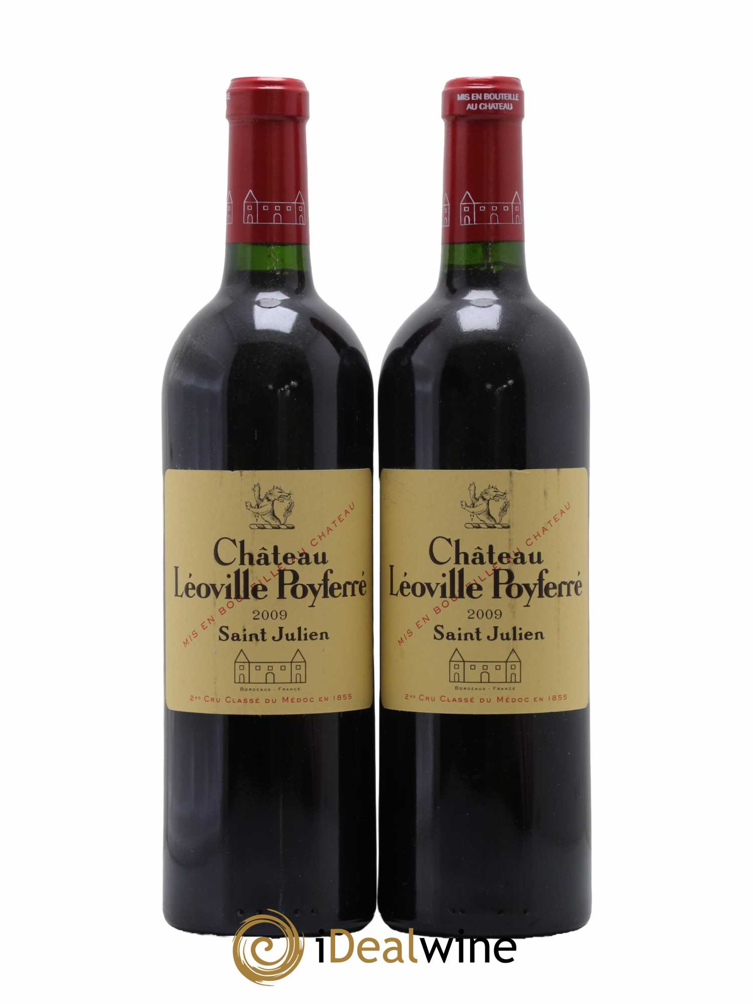 Château Léoville Poyferré 2ème Grand Cru Classé 2009 - Lot de 2 bouteilles - 0