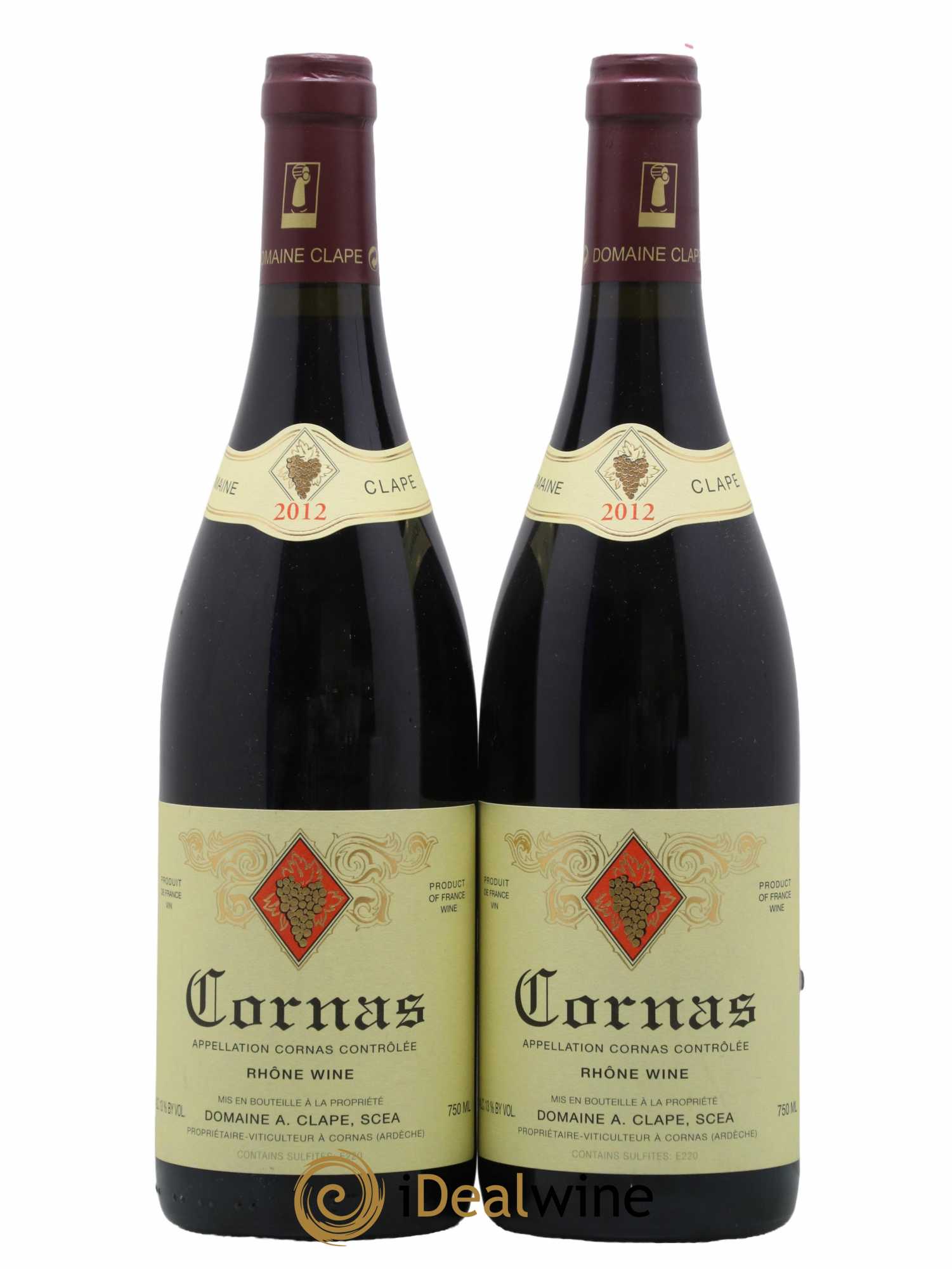 Cornas Auguste Clape 2012 - Lot de 2 bouteilles - 0