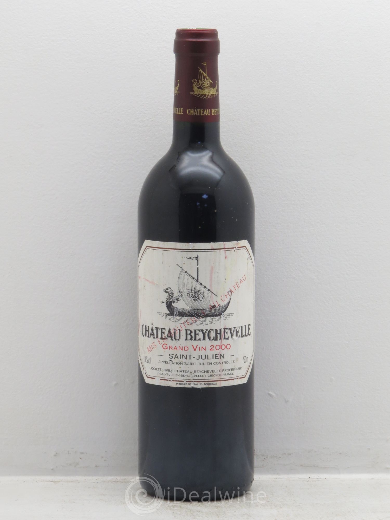 Château Beychevelle 4ème Grand Cru Classé 2000 - Lot de 1 bouteille - 0