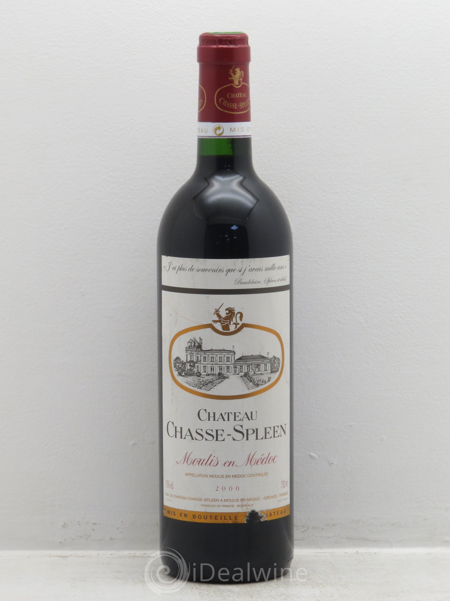 Château Chasse Spleen 2000 - Lot de 6 bouteilles - 0