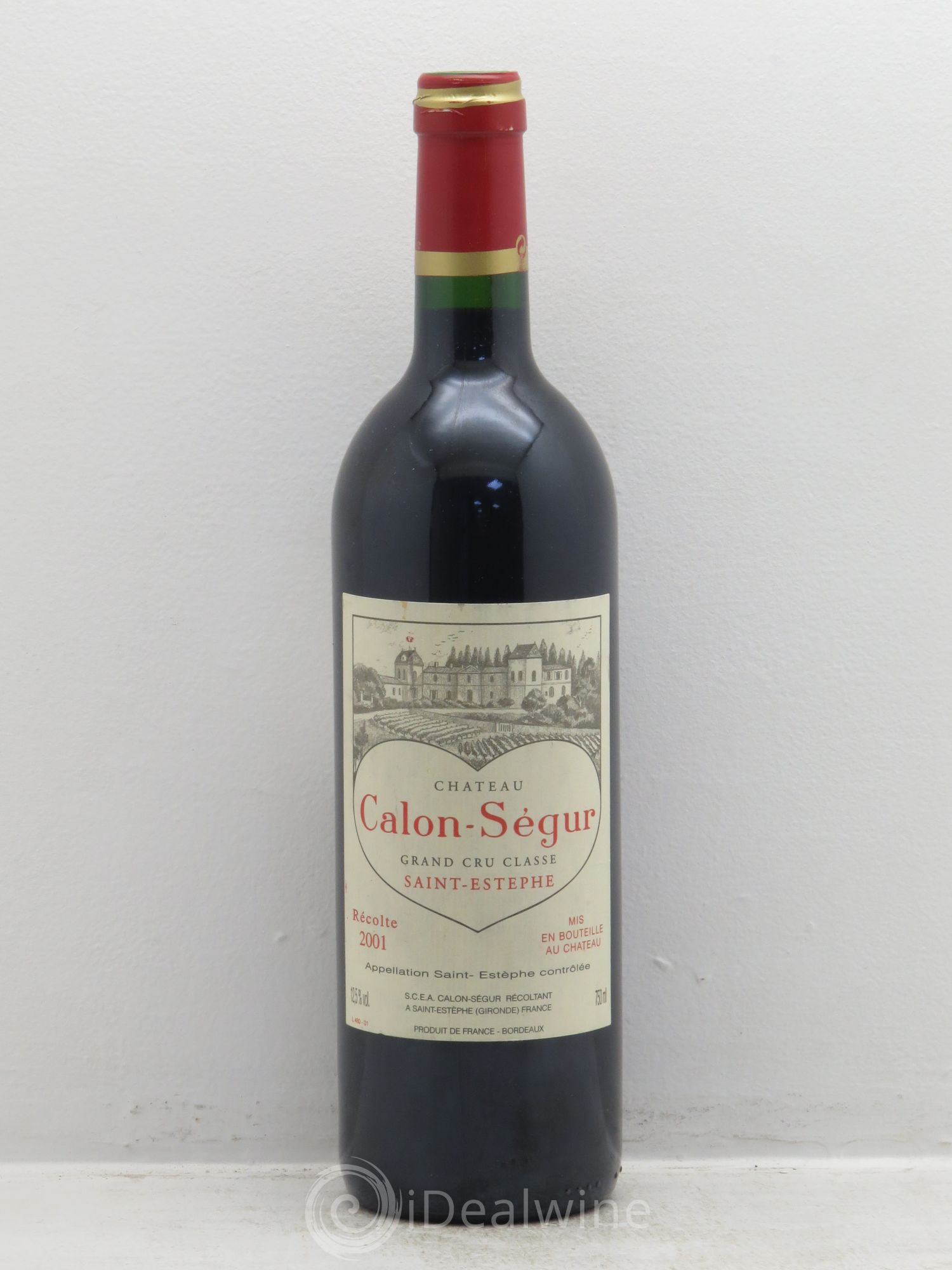 Château Calon Ségur 3ème Grand Cru Classé 2001 - Lot de 1 bouteille - 0