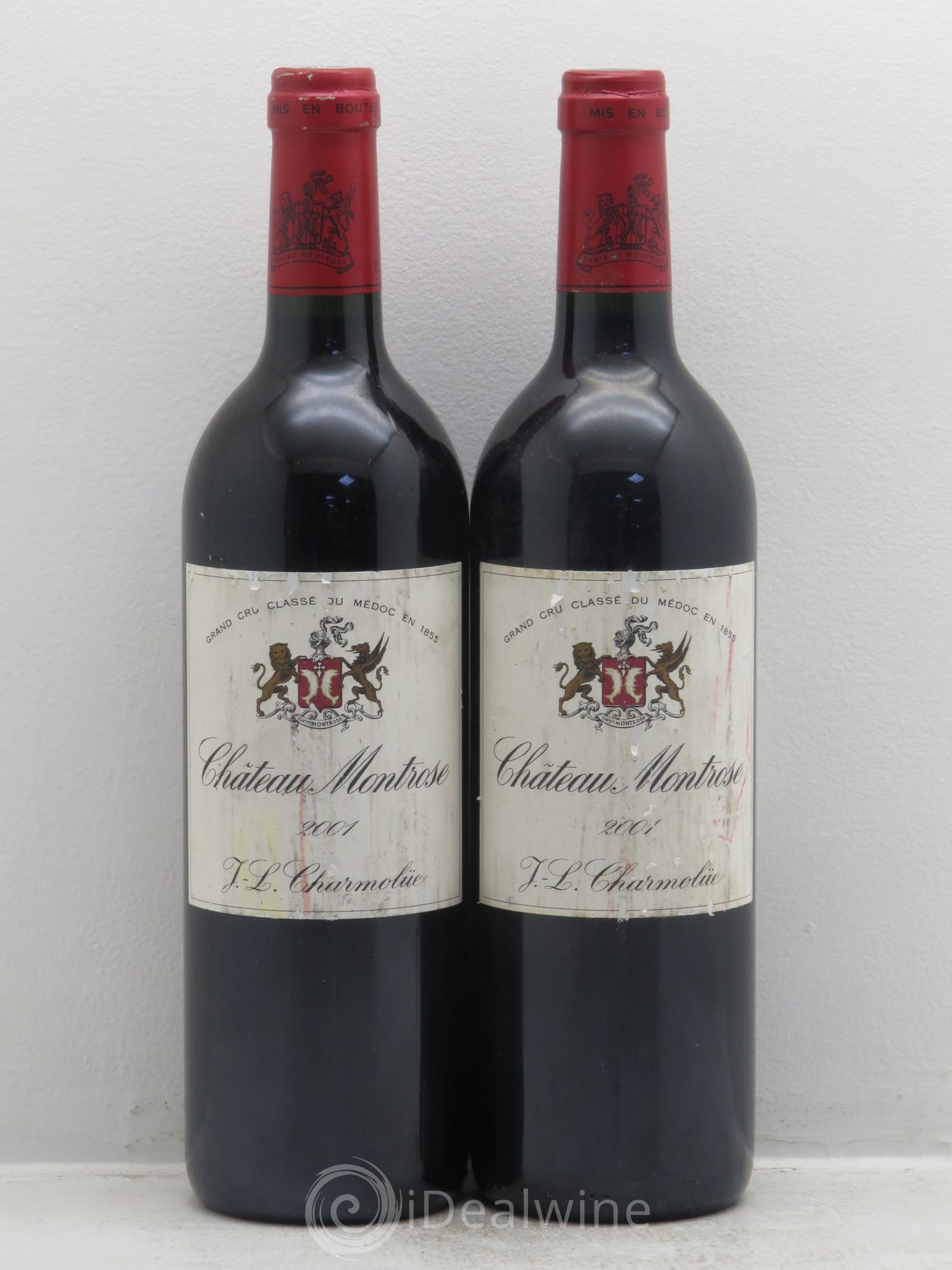 Château Montrose 2ème Grand Cru Classé 2001 - Lot de 2 bouteilles - 0