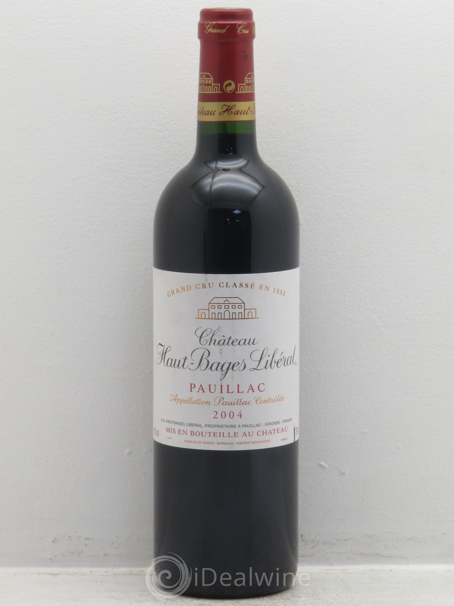 Château Haut Bages Libéral 5ème Grand Cru Classé 2004 - Lot de 6 bouteilles - 0