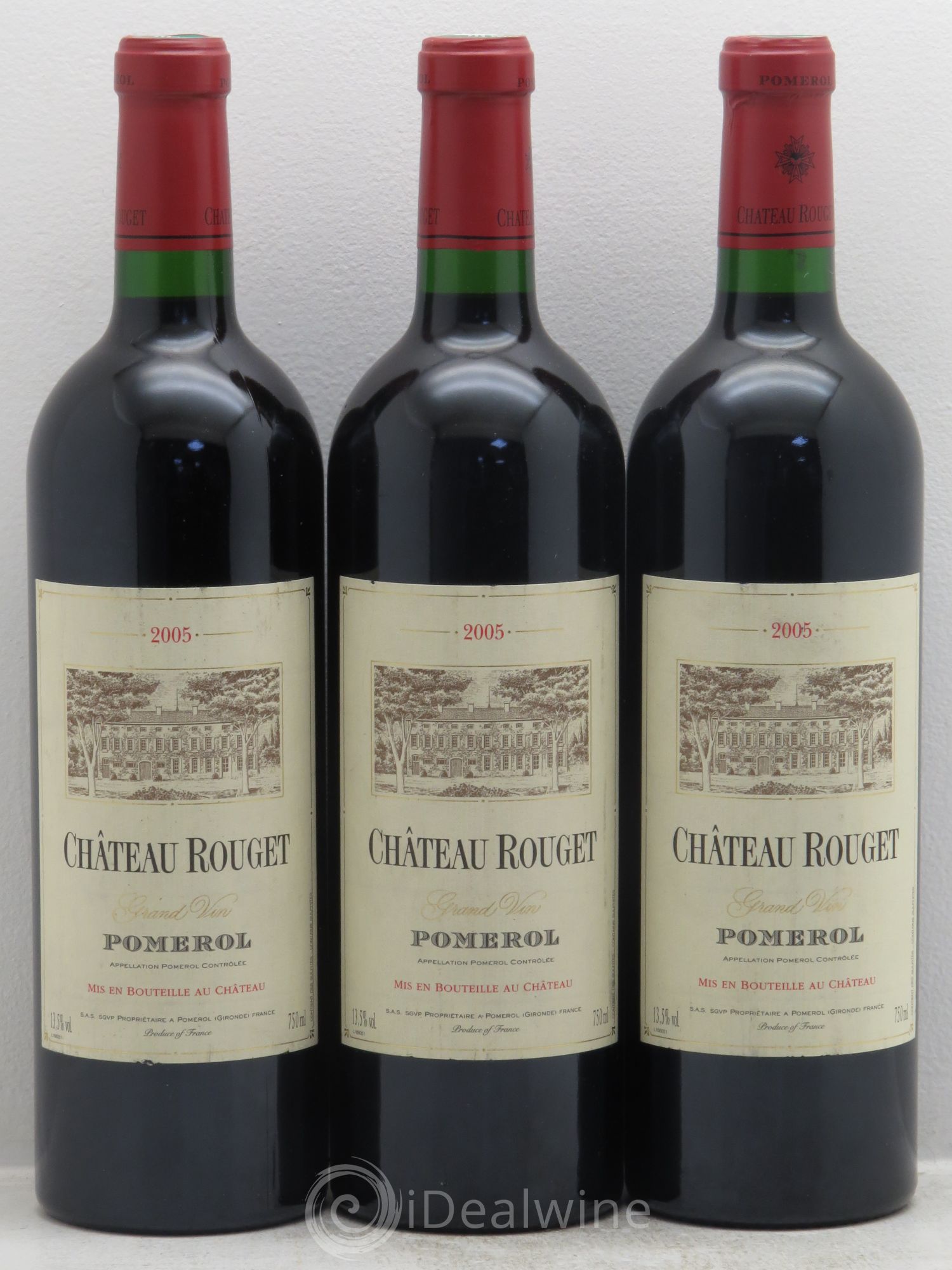 Château Rouget 2005 - Lotto di 3 bottiglie - 0