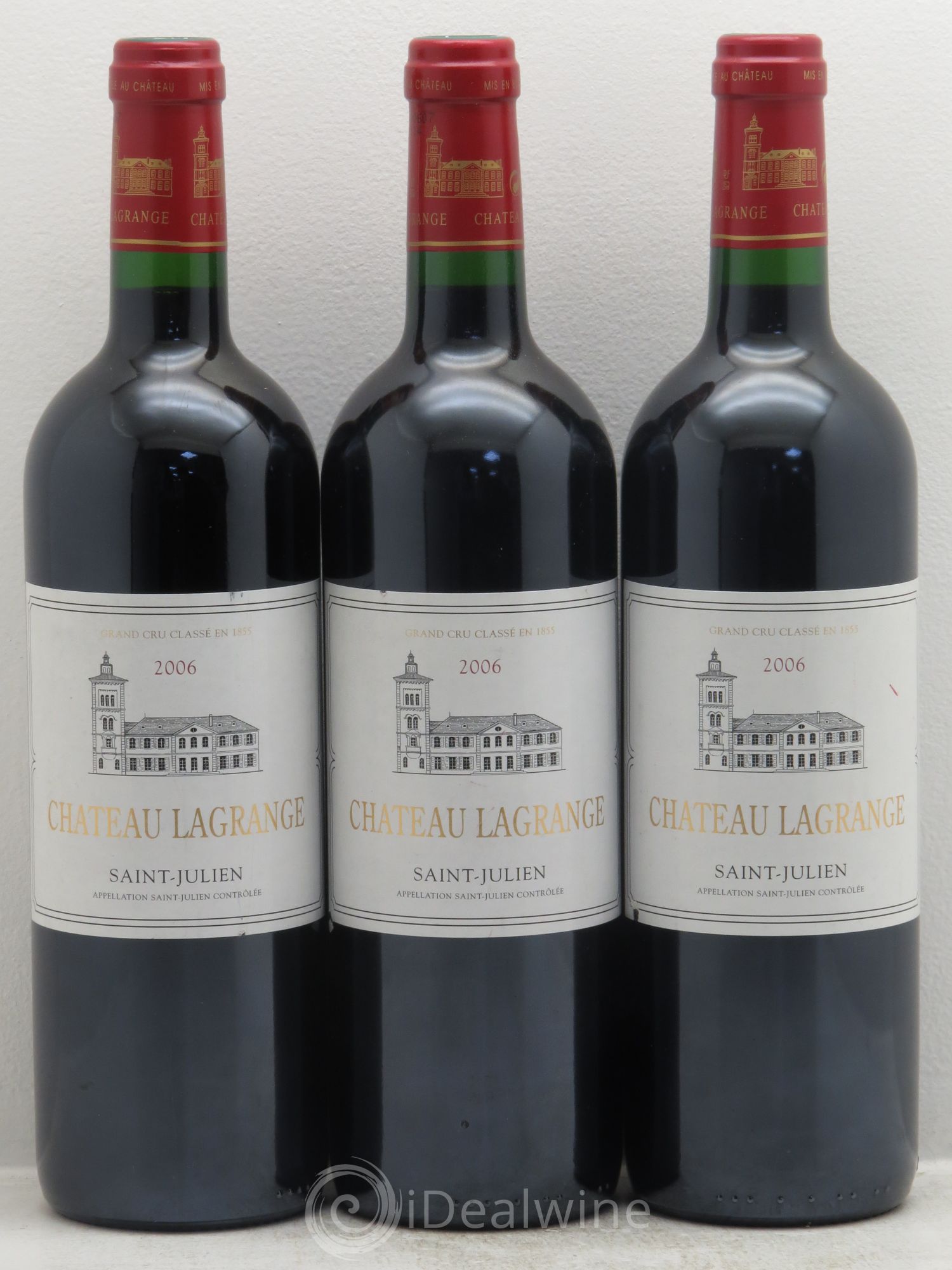 Château Lagrange 3ème Grand Cru Classé 2006 - Lot de 3 bouteilles - 0