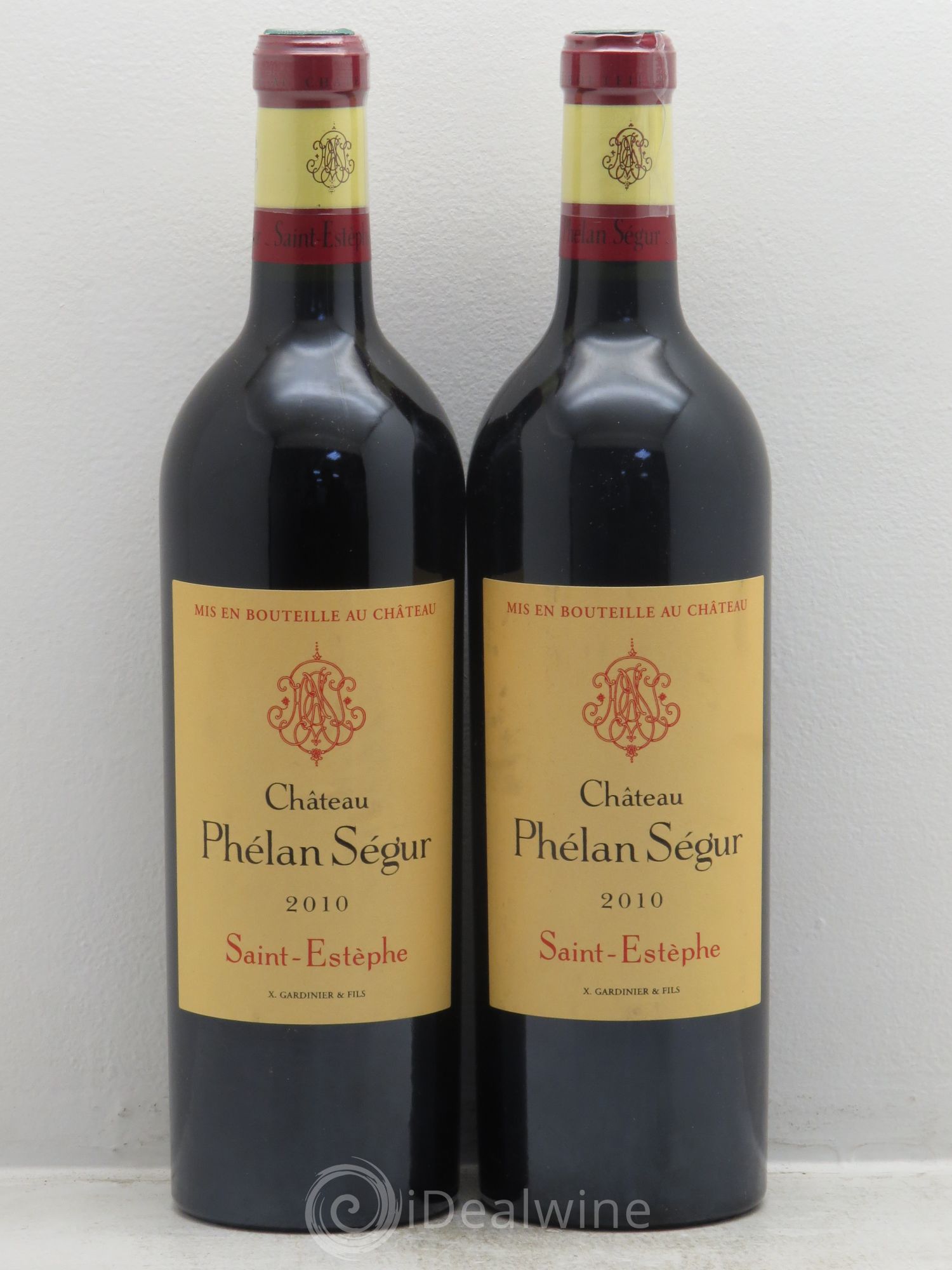 Château Phélan Ségur 2010 - Lot de 2 bouteilles - 0