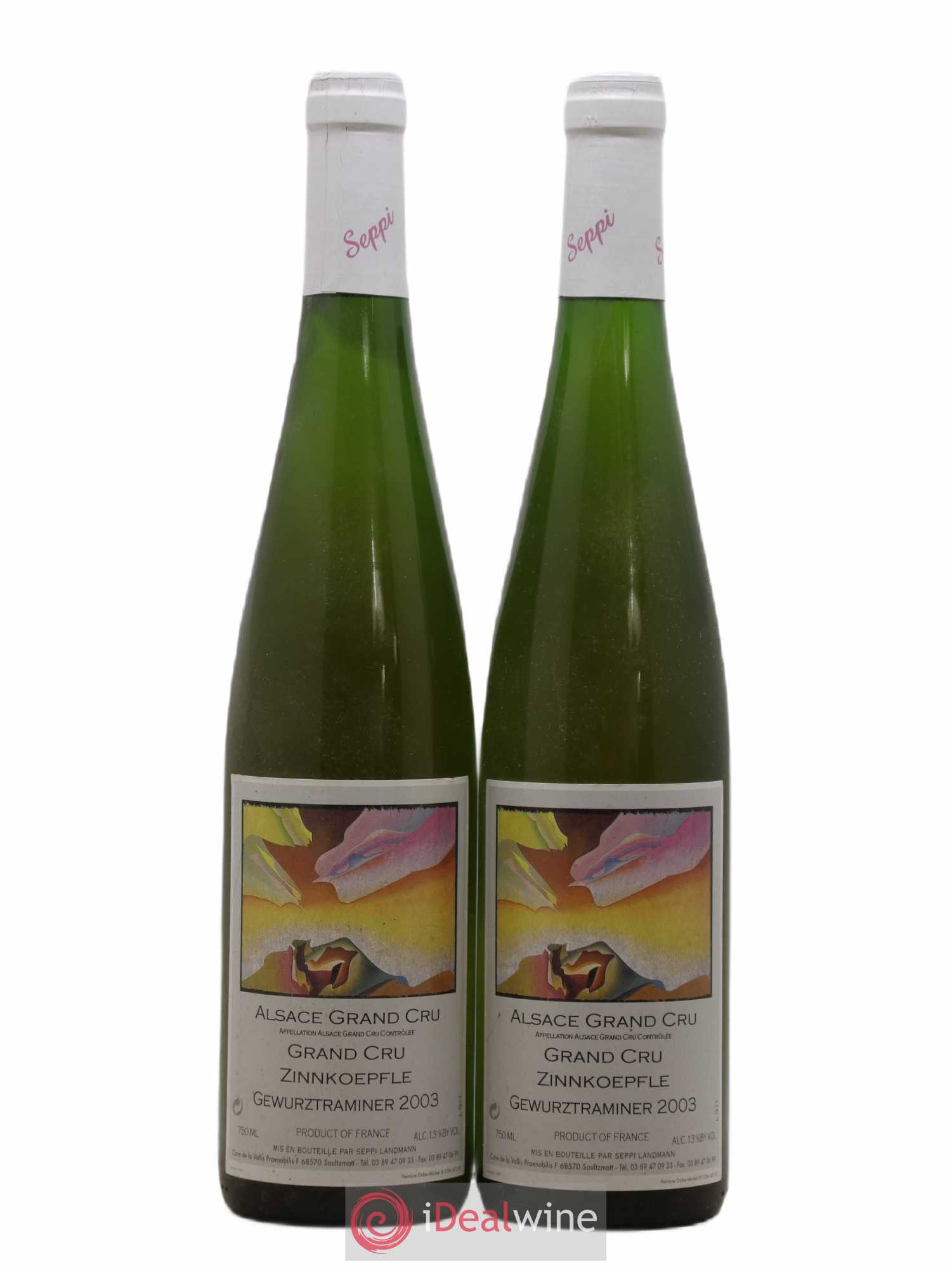Gewurztraminer Grand Cru Zinnkoepfle Seppi Landmann 2003 - Posten von 2 Flaschen - 0