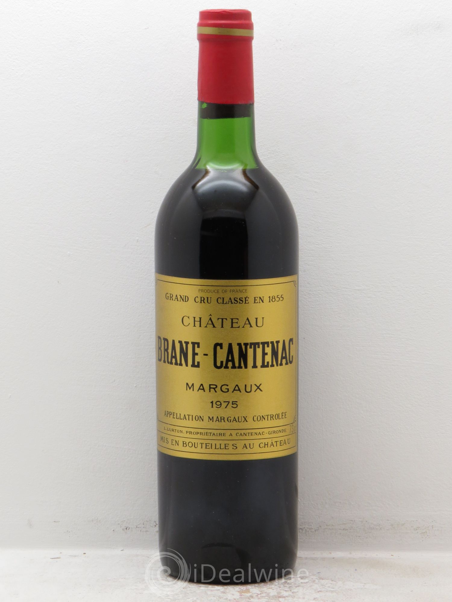 Château Brane Cantenac 2ème Grand Cru Classé 1975 - Lot de 1 bouteille - 0