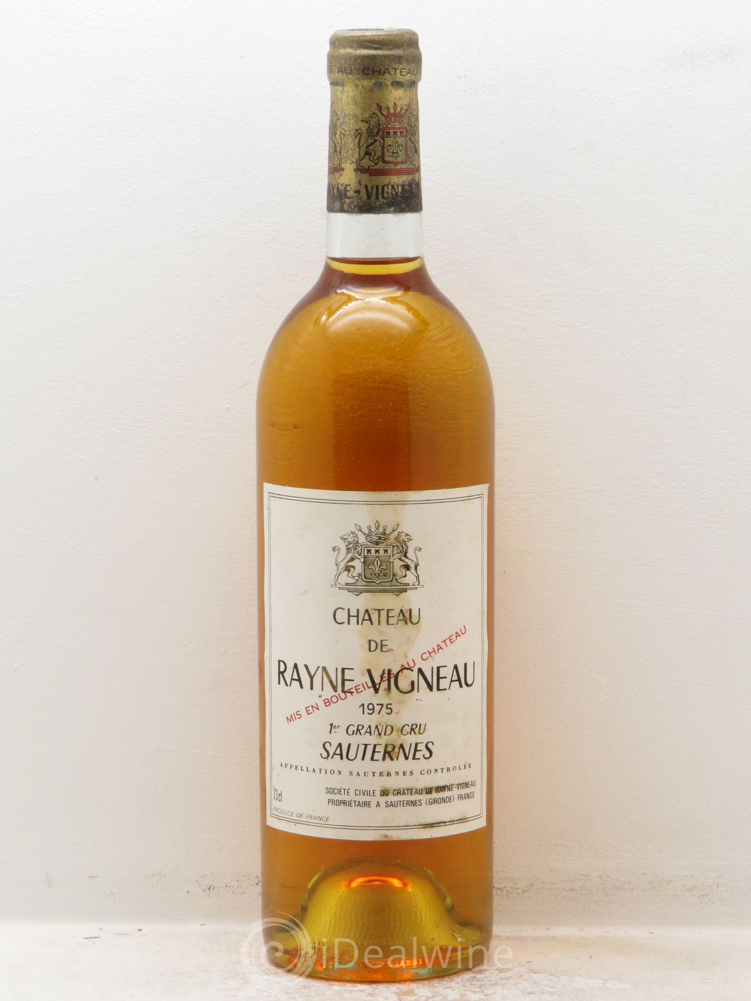 Château de Rayne Vigneau 1er Grand Cru Classé 1975 - Lotto di 1 bottiglia - 0