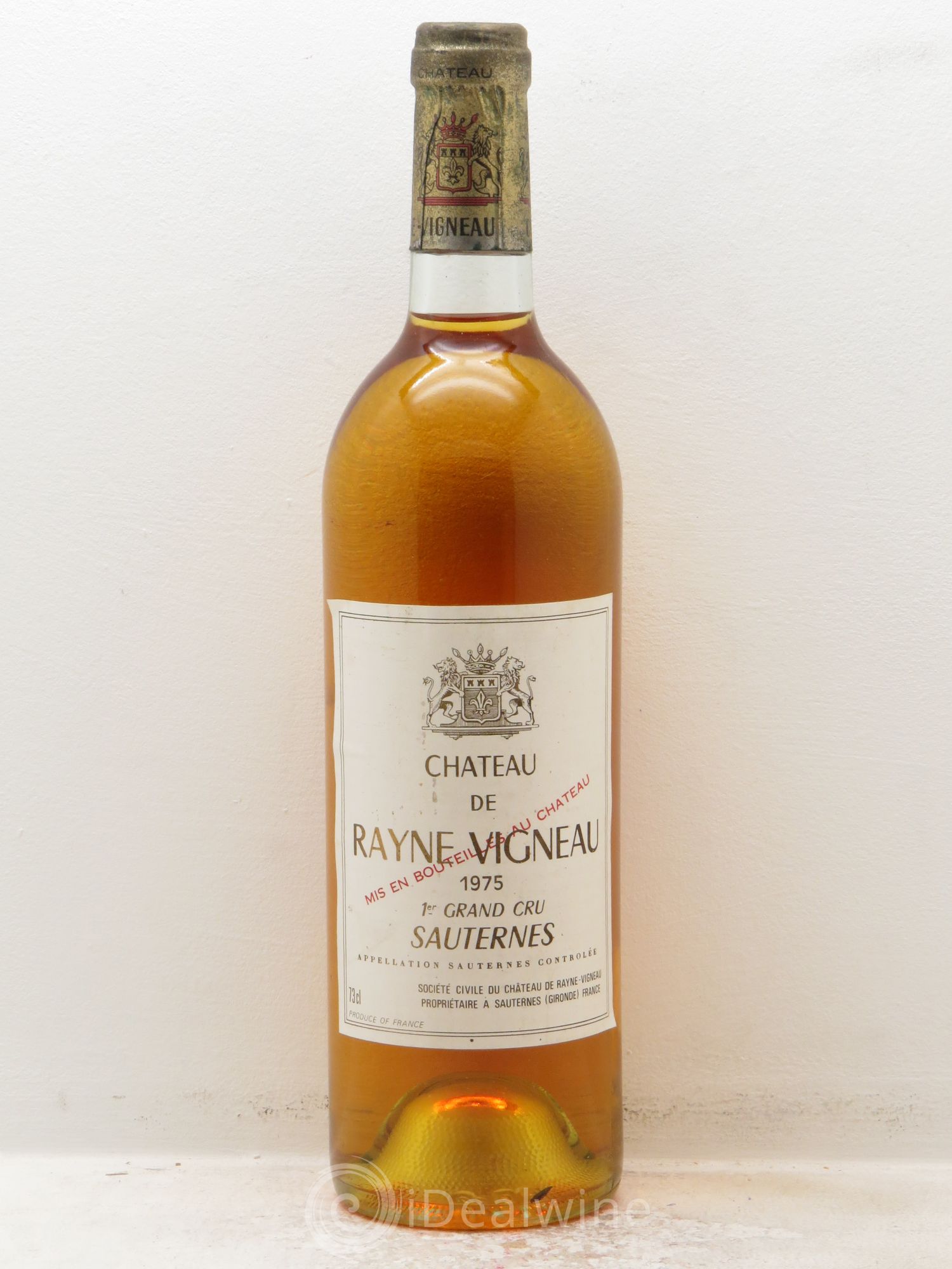 Château de Rayne Vigneau 1er Grand Cru Classé 1975 - Lotto di 1 bottiglia - 0