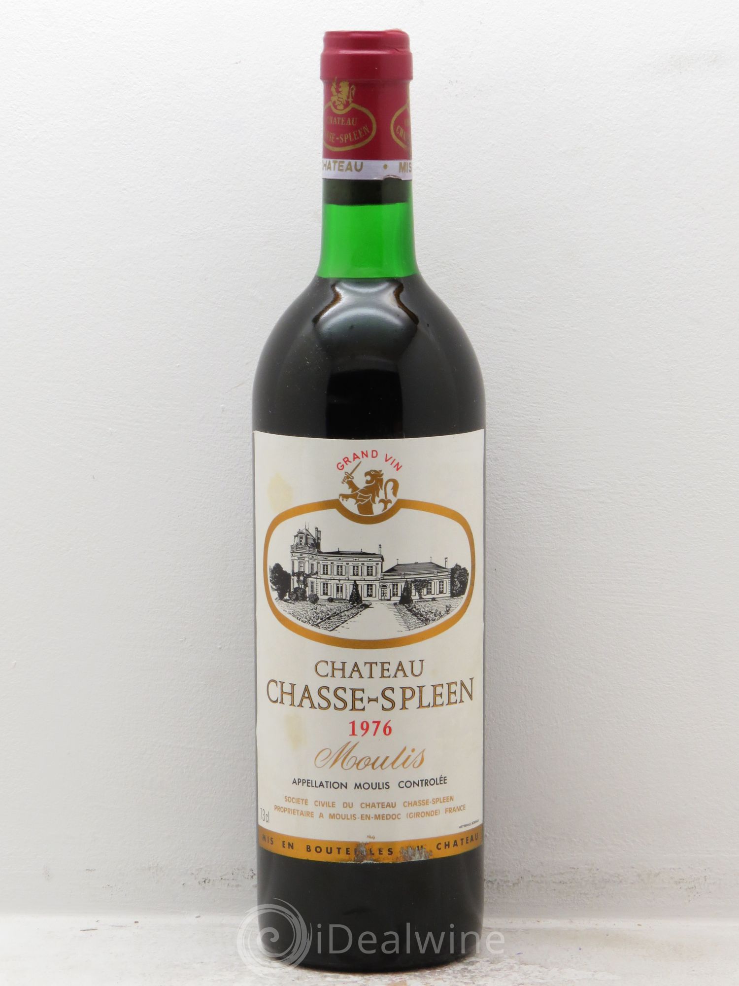 Château Chasse Spleen 1976 - Lot de 1 bouteille - 0