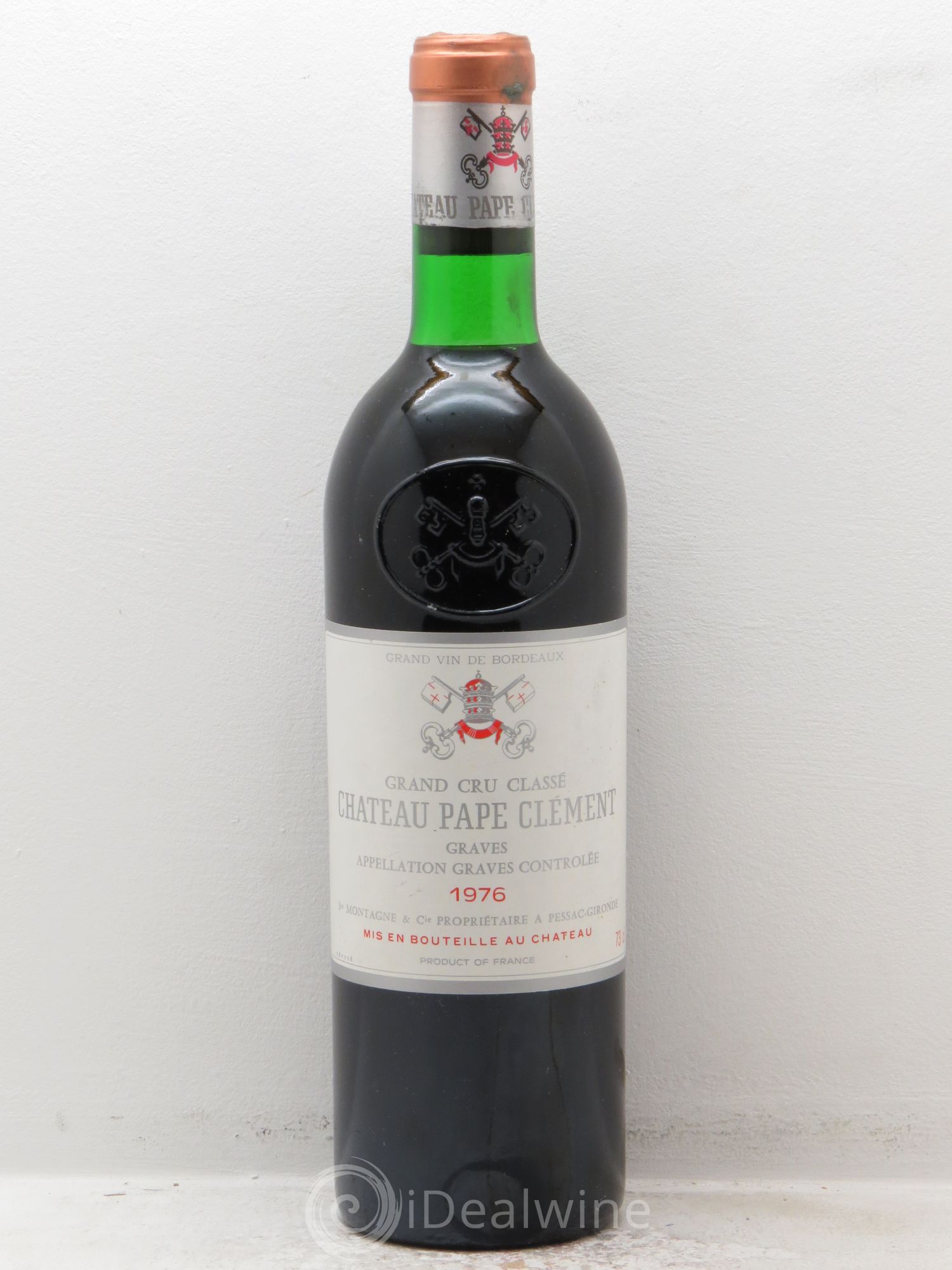 Château Pape Clément Cru Classé de Graves 1976 - Lot de 1 bouteille - 0
