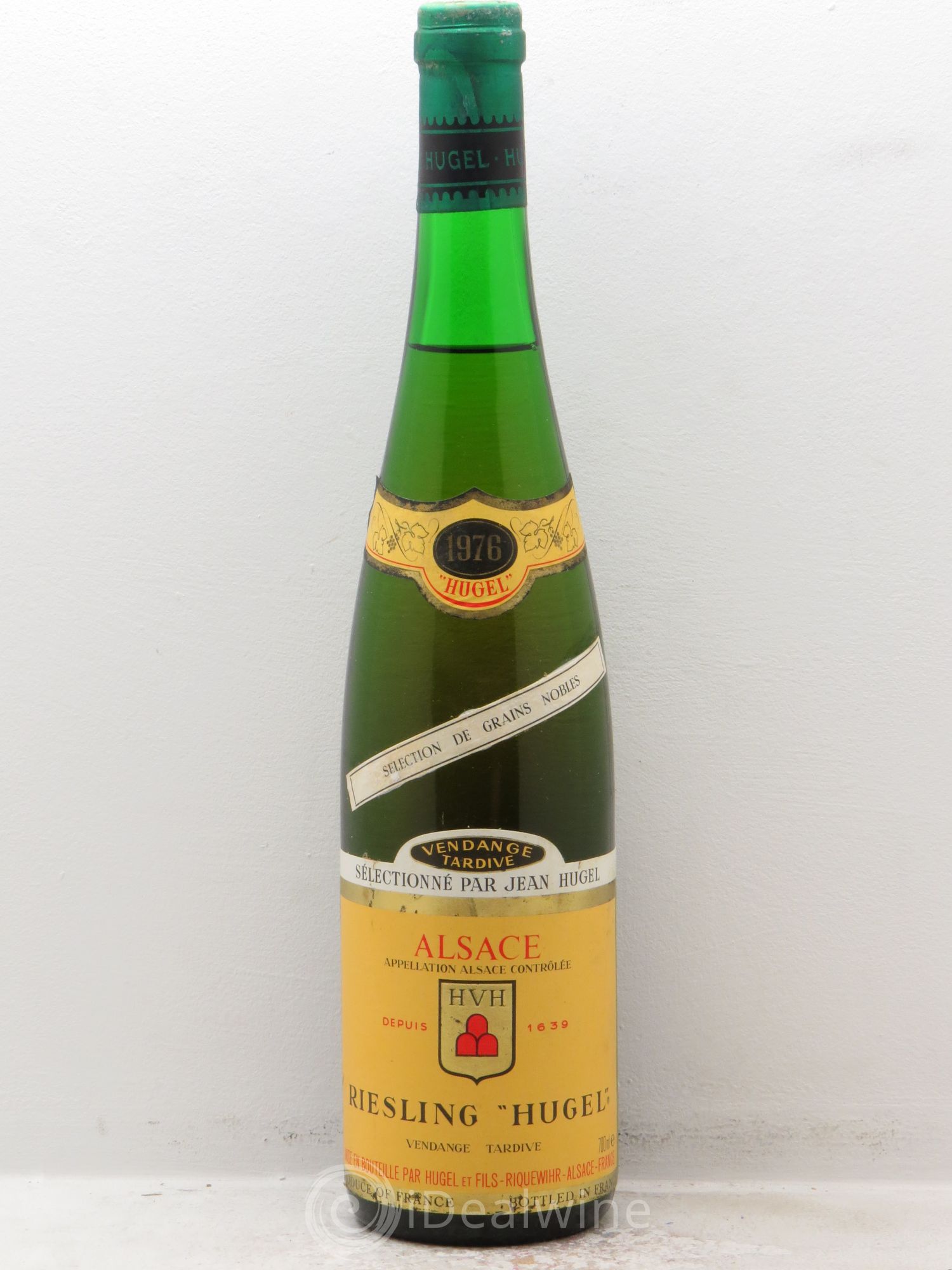 Riesling Vendanges Tardives Hugel (Domaine) Sélection de Grains Nobles 1976 - Lotto di 1 bottiglia - 0