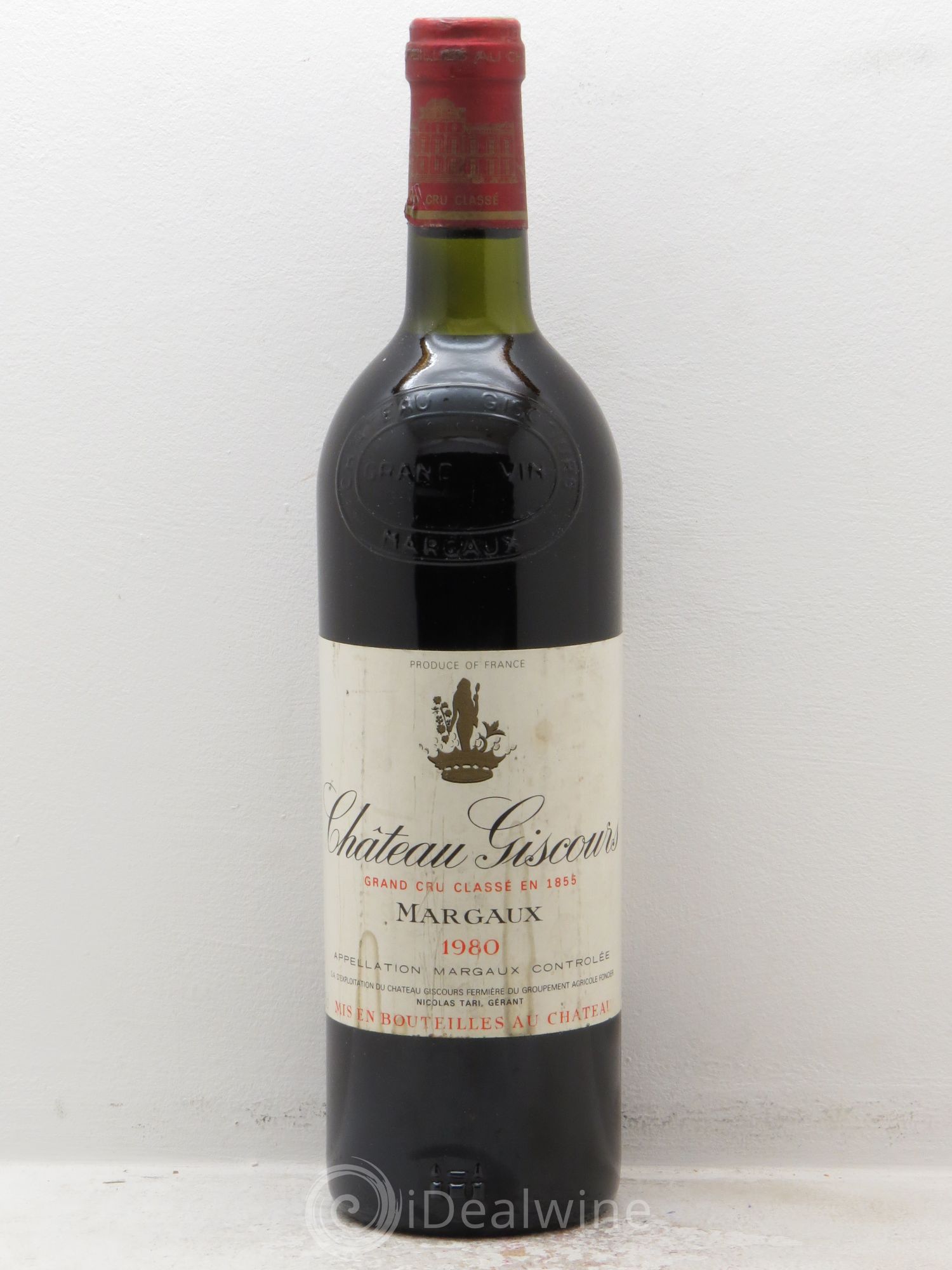Château Giscours 3ème Grand Cru Classé 1980 - Lot de 1 bouteille - 0