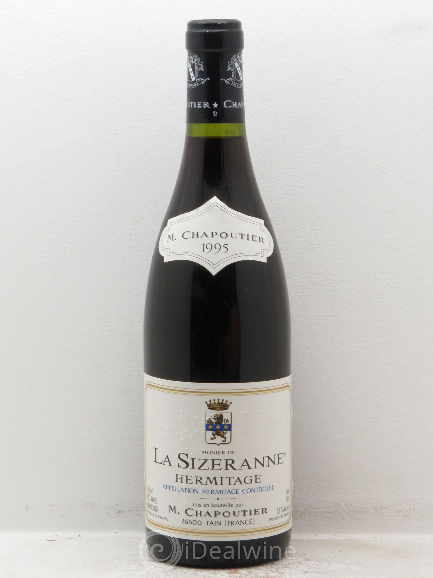 Hermitage Monier de La Sizeranne Chapoutier 1995 - Lot de 1 bouteille - 0