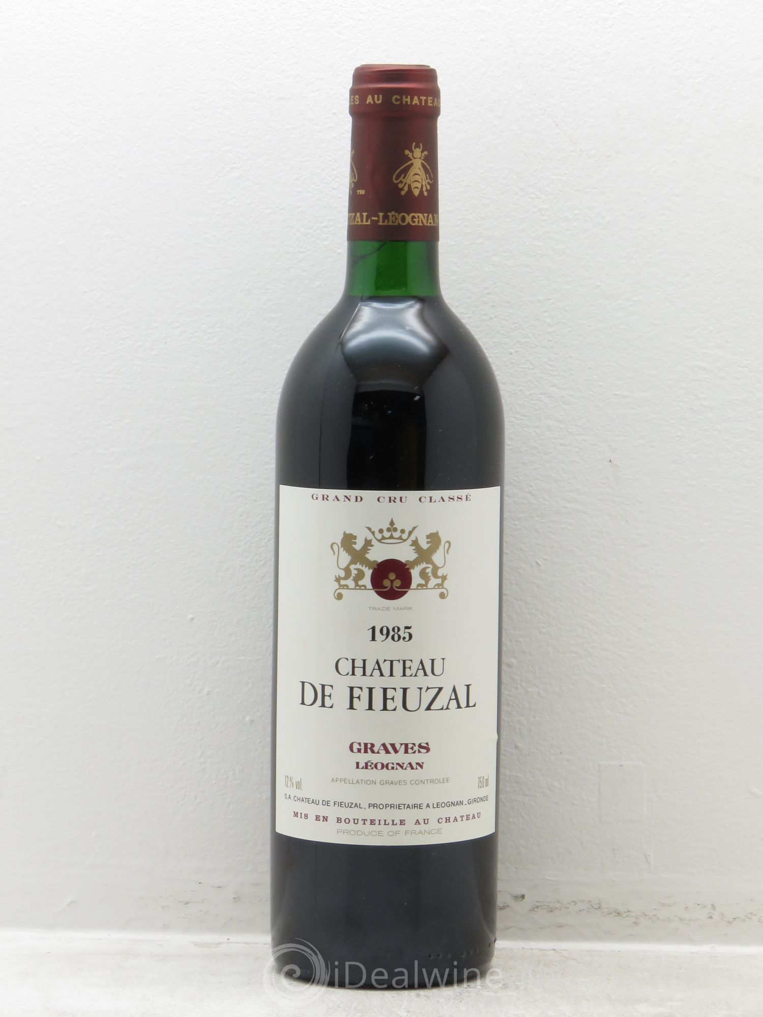 Château de Fieuzal Cru Classé de Graves 1985 - Lot de 1 bouteille - 0