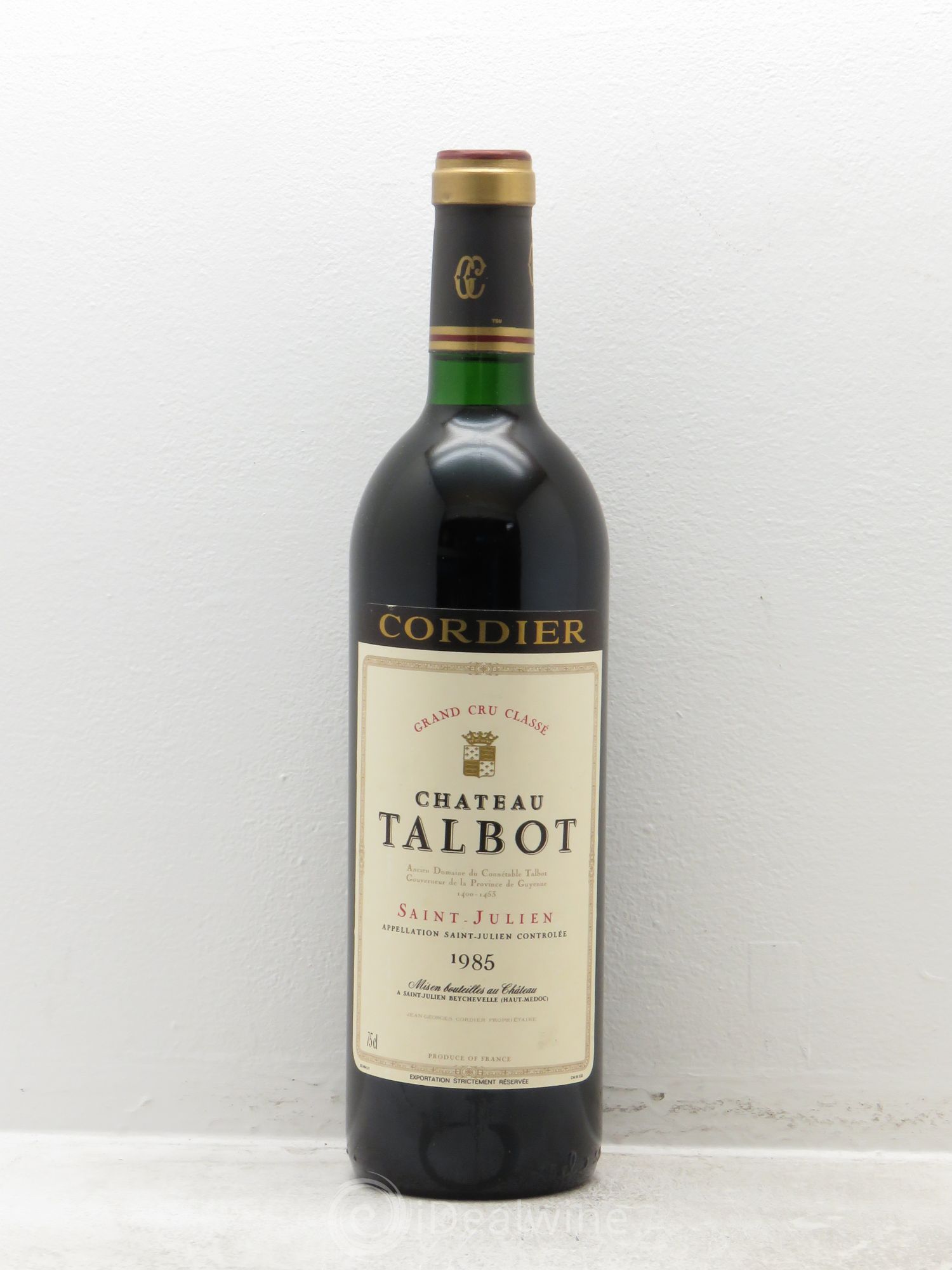 Château Talbot 4ème Grand Cru Classé 1985 - Lot de 1 bouteille - 0