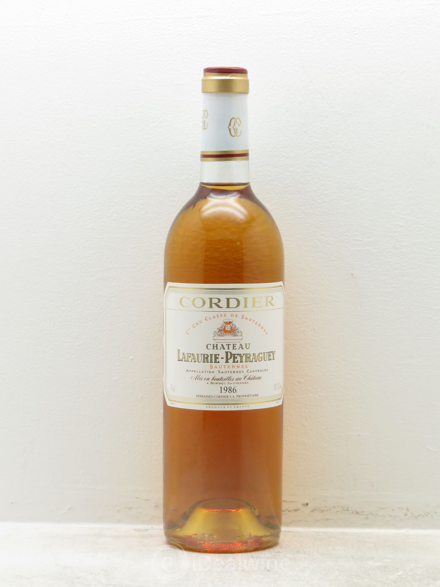 Château Lafaurie-Peyraguey 1er Grand Cru Classé 1986 - Lotto di 1 bottiglia - 0