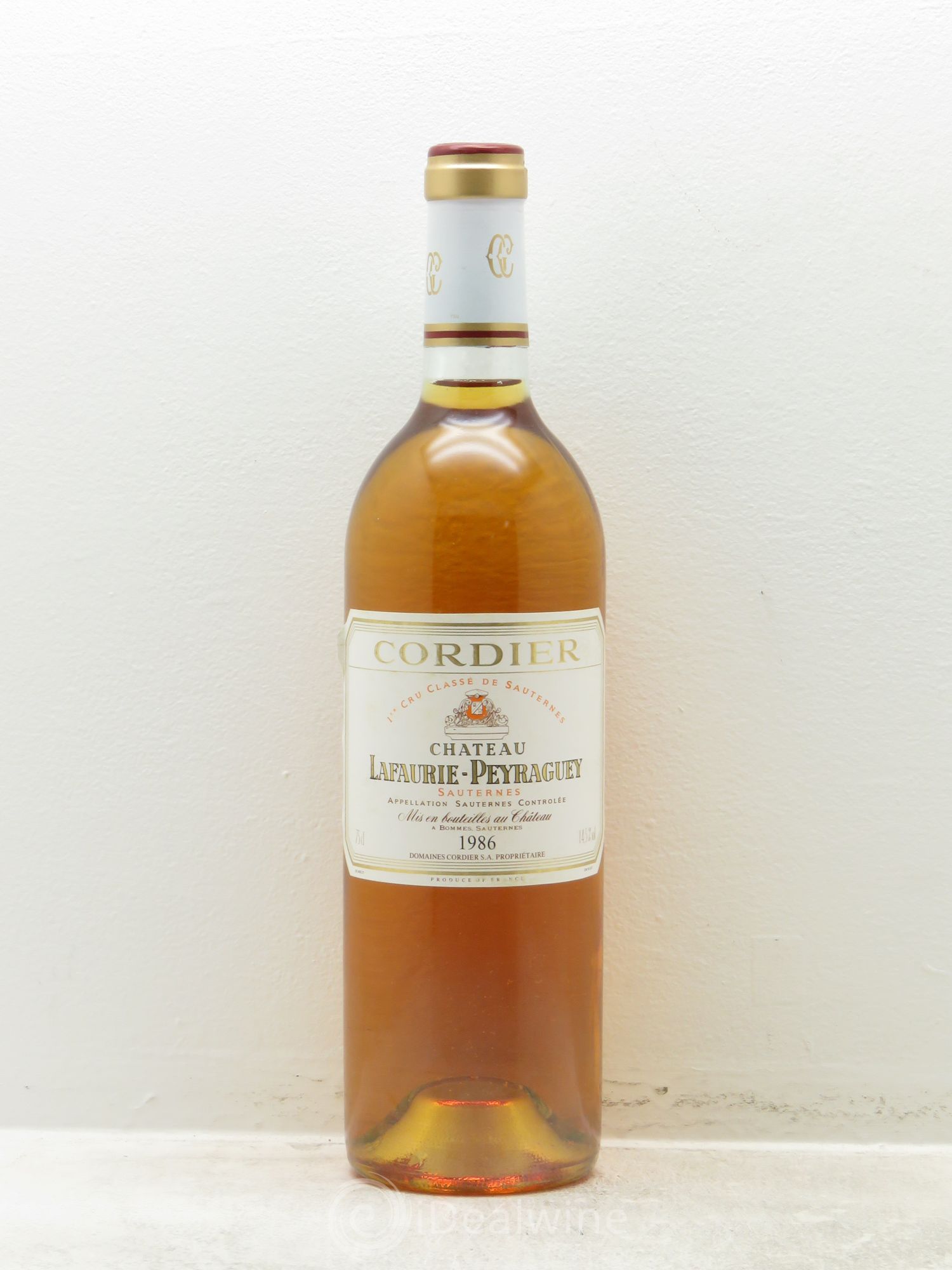 Château Lafaurie-Peyraguey 1er Grand Cru Classé 1986 - Lotto di 1 bottiglia - 0