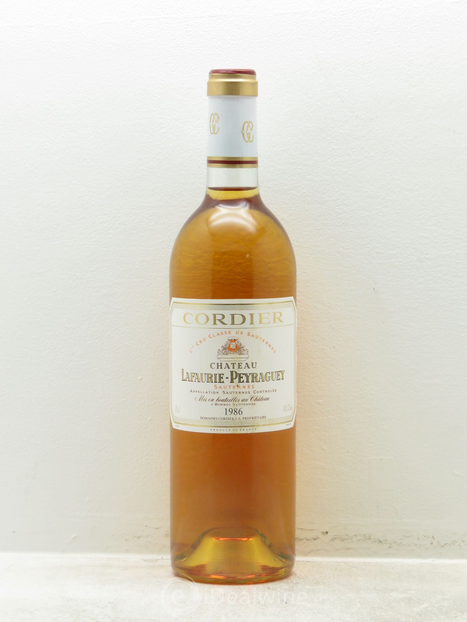 Château Lafaurie-Peyraguey 1er Grand Cru Classé 1986 - Lotto di 1 bottiglia - 0