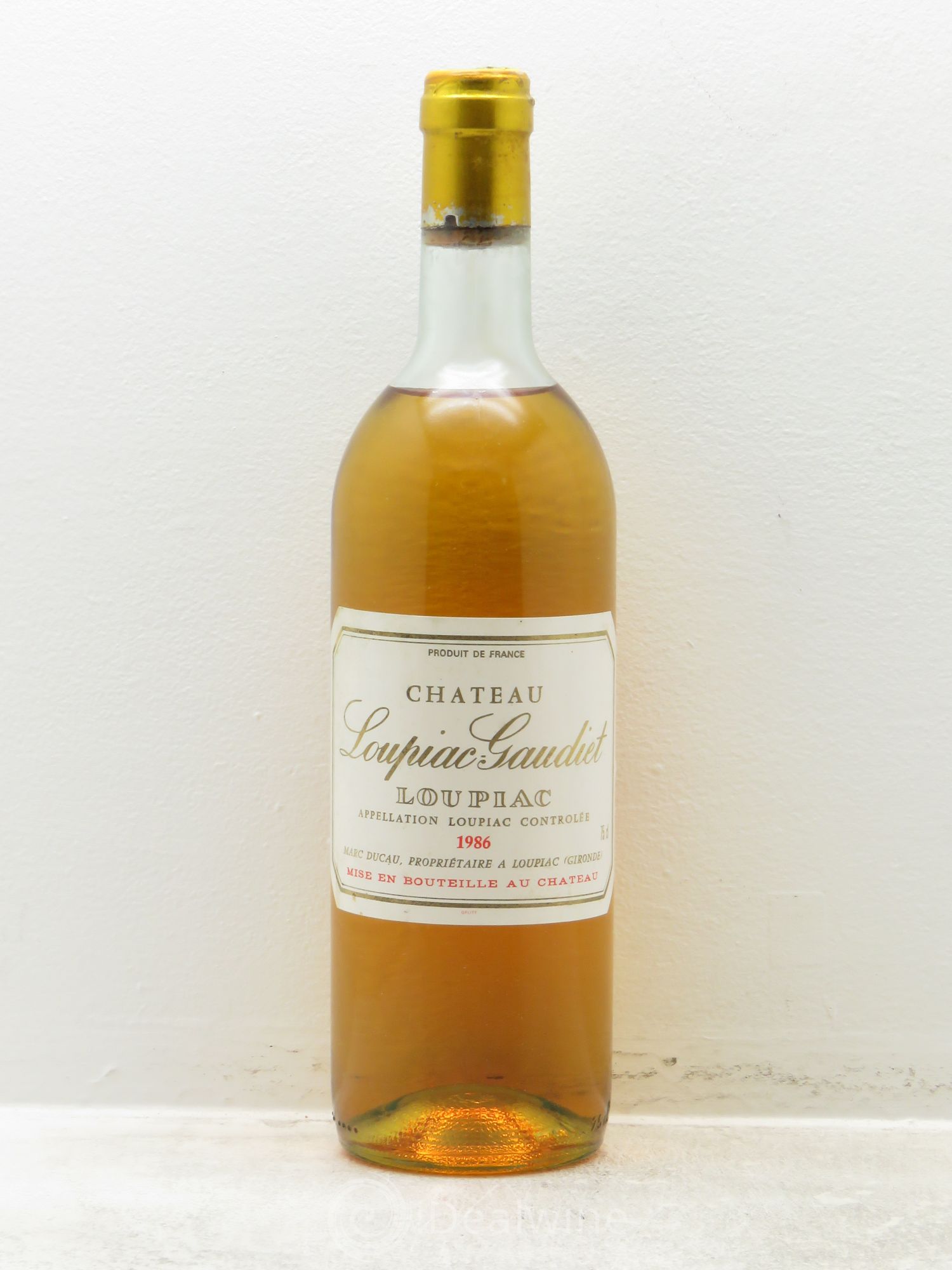 Château Loupiac Gaudiet (sans prix de réserve) 1986 - Lot de 1 bouteille - 0