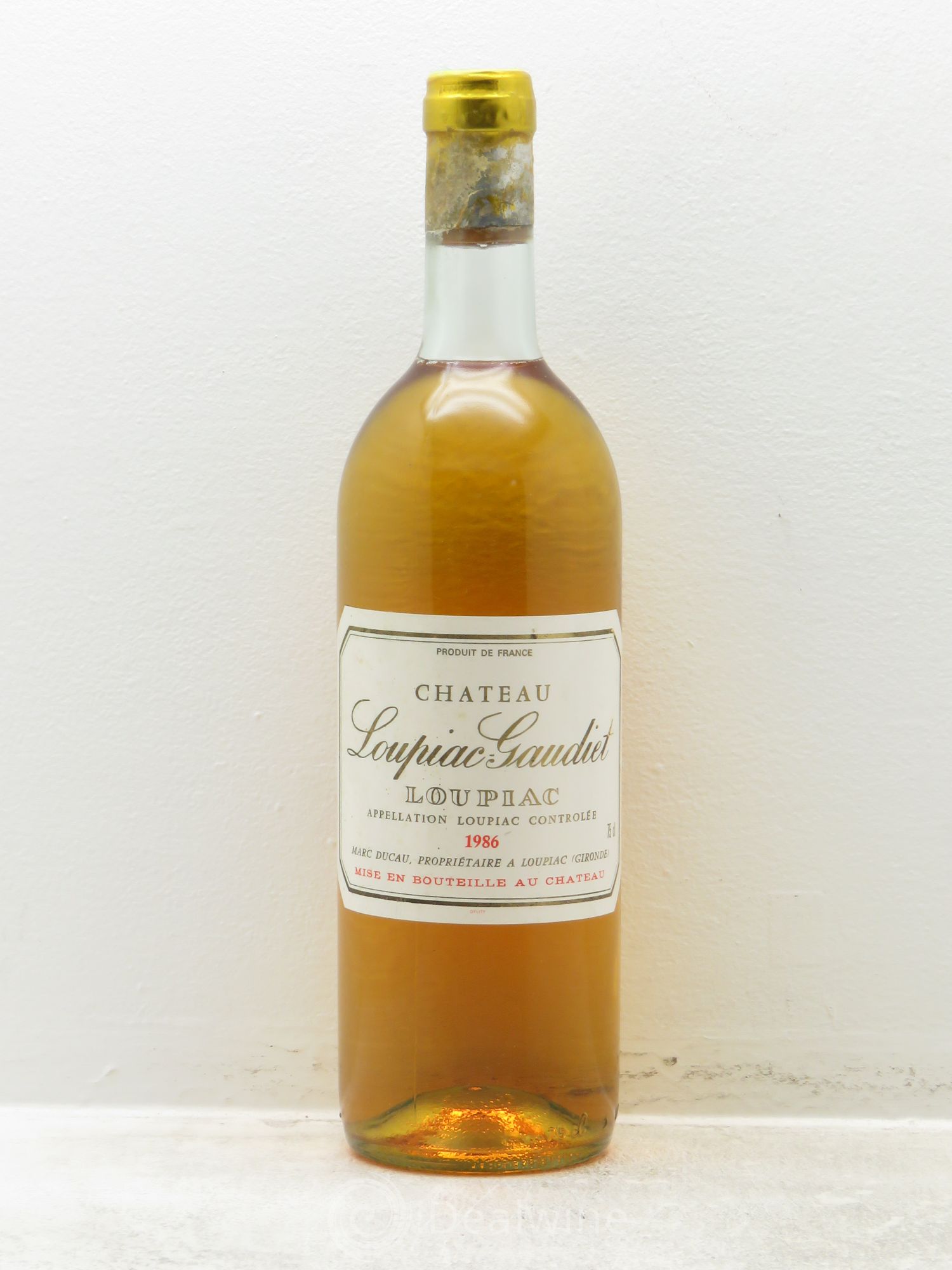 Château Loupiac Gaudiet (sans prix de réserve) 1986 - Lot de 1 bouteille - 0