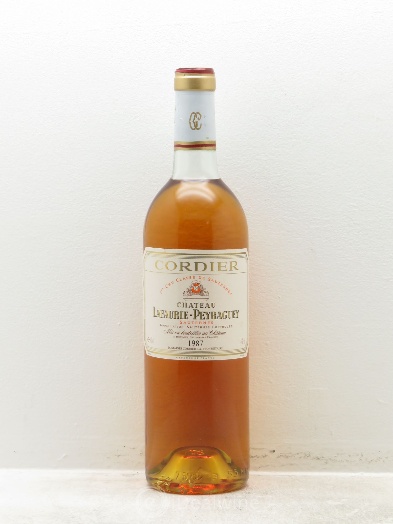 Château Lafaurie-Peyraguey 1er Grand Cru Classé 1987 - Lotto di 1 bottiglia - 0