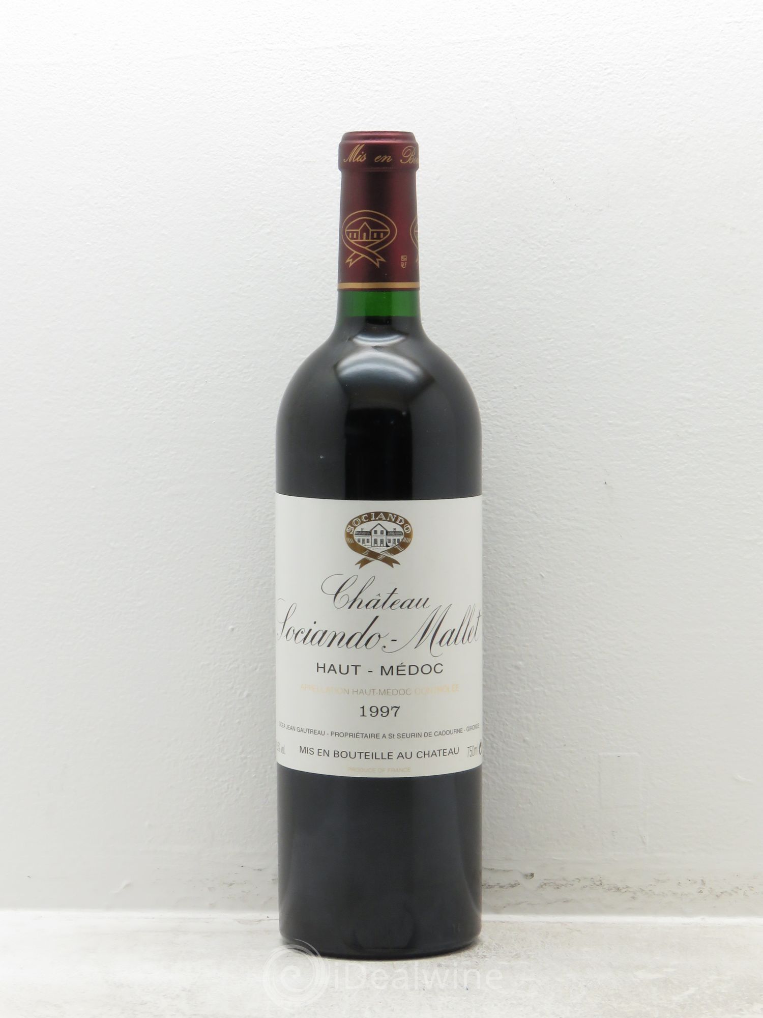 Château Sociando Mallet 1997 - Lot de 1 bouteille - 0