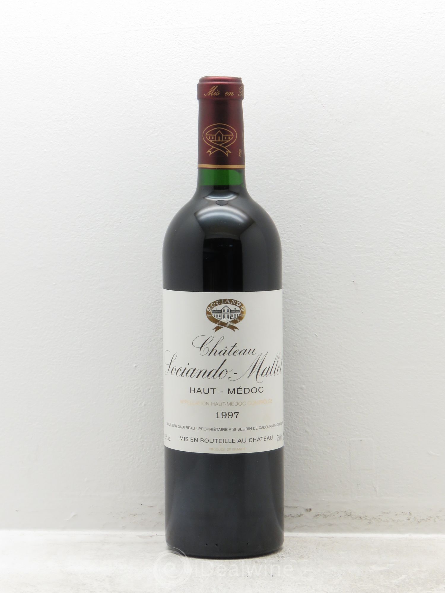 Château Sociando Mallet 1997 - Lot de 1 bouteille - 0