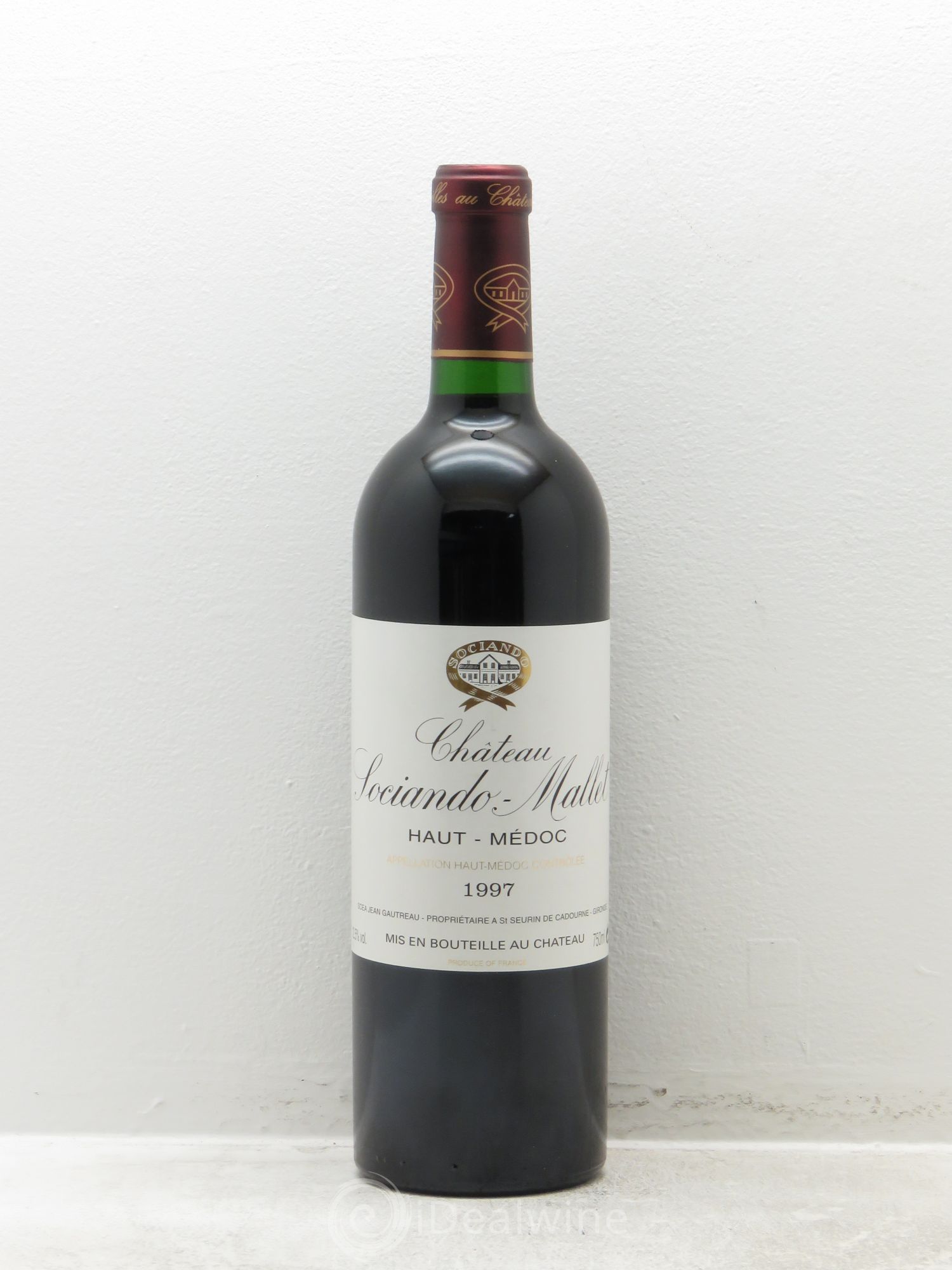 Château Sociando Mallet 1997 - Lot de 1 bouteille - 0