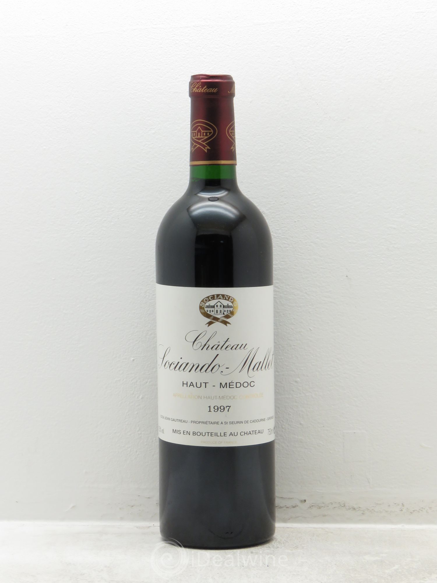 Château Sociando Mallet 1997 - Lot de 1 bouteille - 0