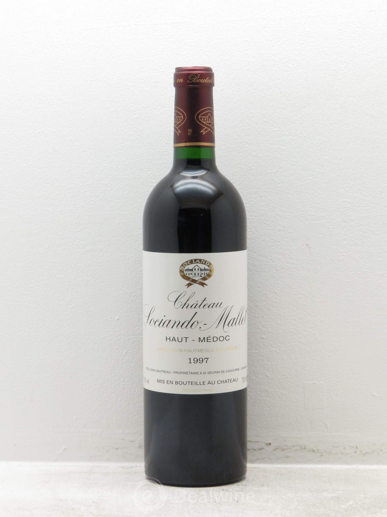 Château Sociando Mallet 1997 - Lot de 1 bouteille - 0