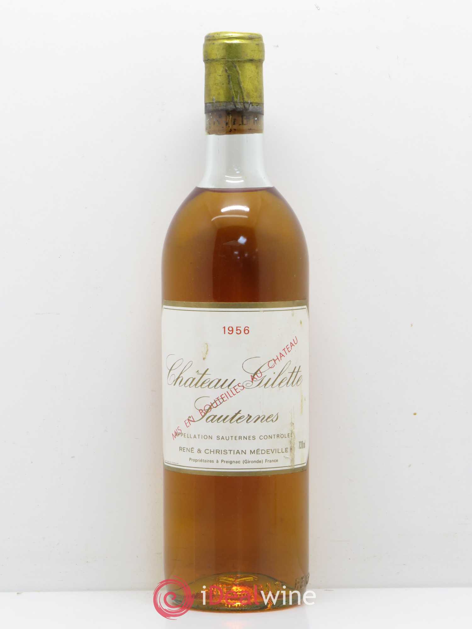 Château Gilette 1956 - Lotto di 1 bottiglia - 0