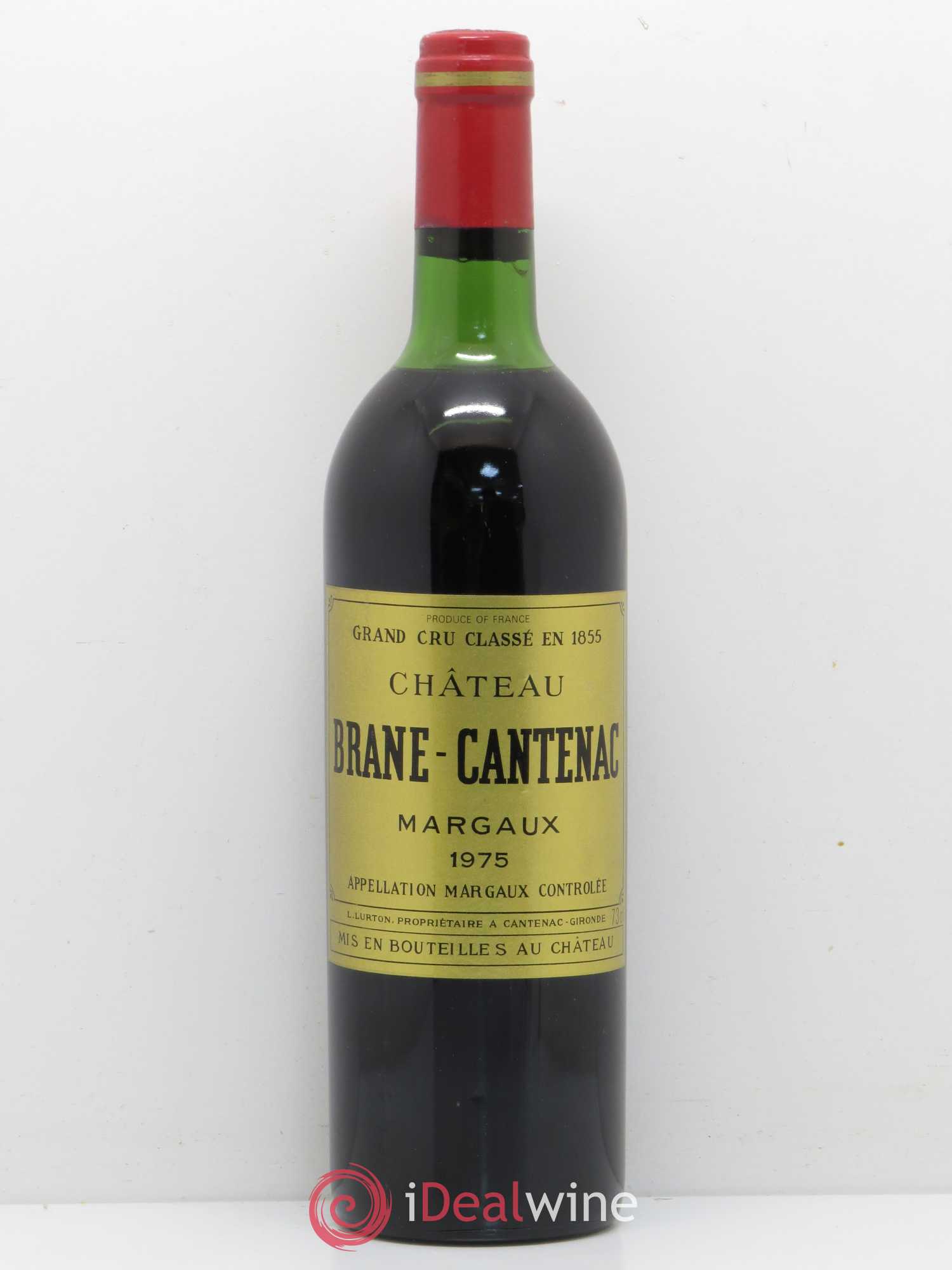 Château Brane Cantenac 2ème Grand Cru Classé 1975 - Lot de 1 bouteille - 0