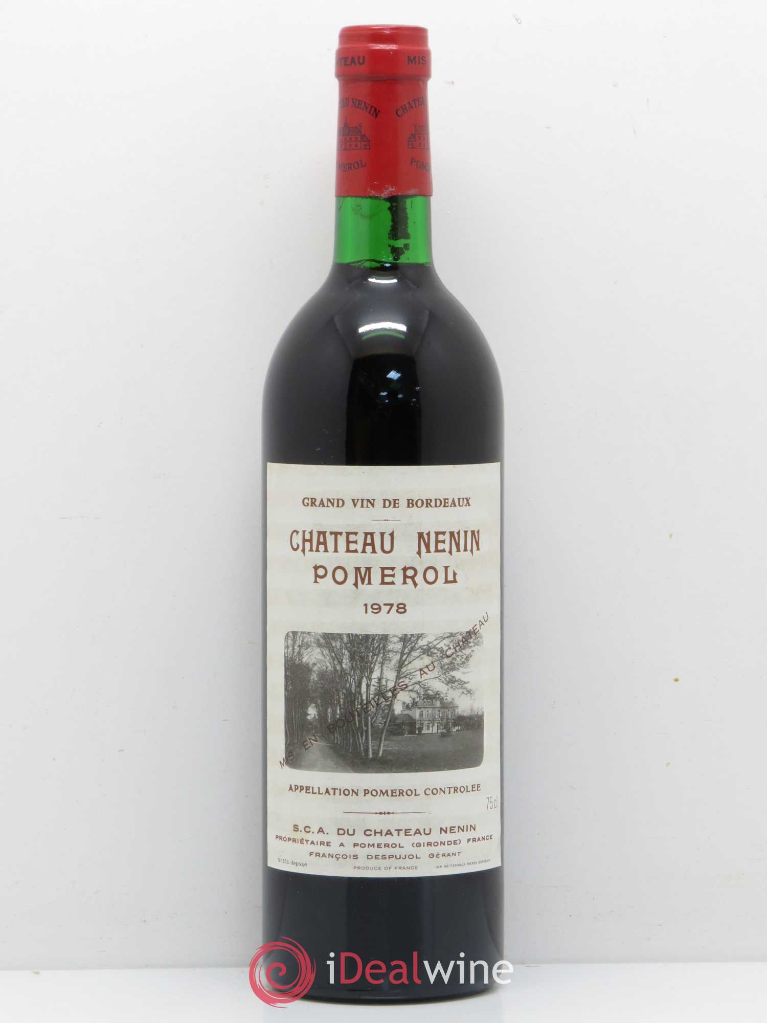Château Nenin 1978 - Lot de 1 bouteille - 0