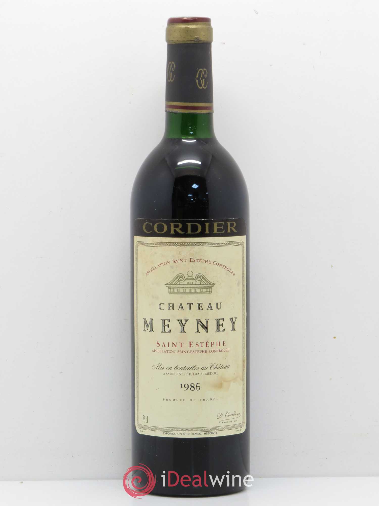 Château Meyney 1985 - Lot de 1 bouteille - 0