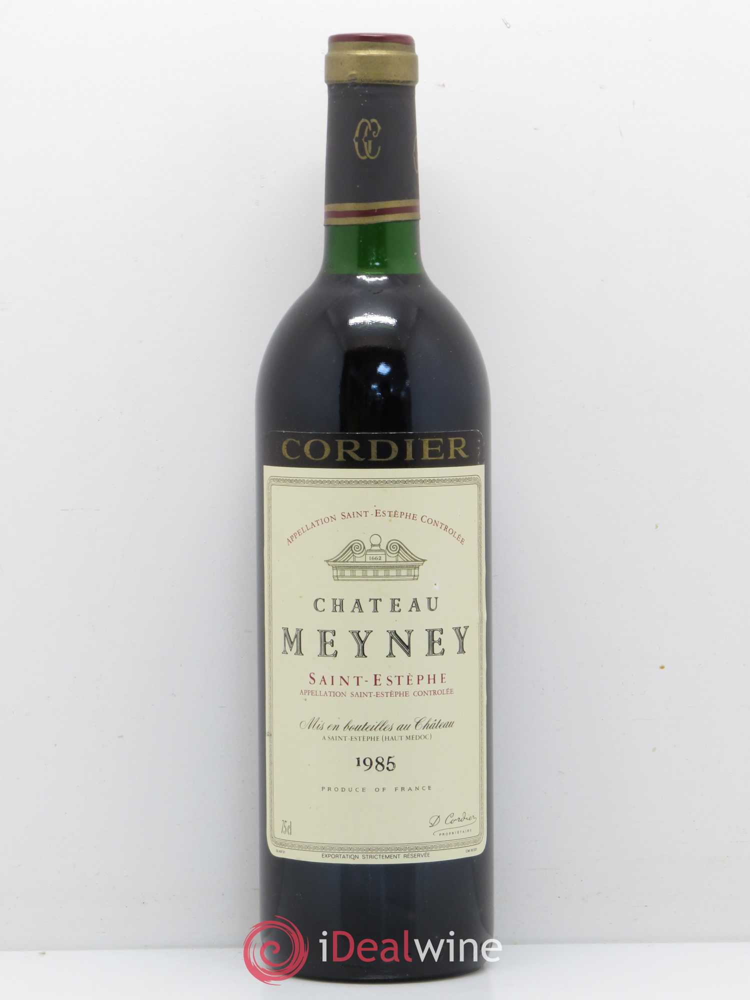 Château Meyney 1985 - Lot de 1 bouteille - 0