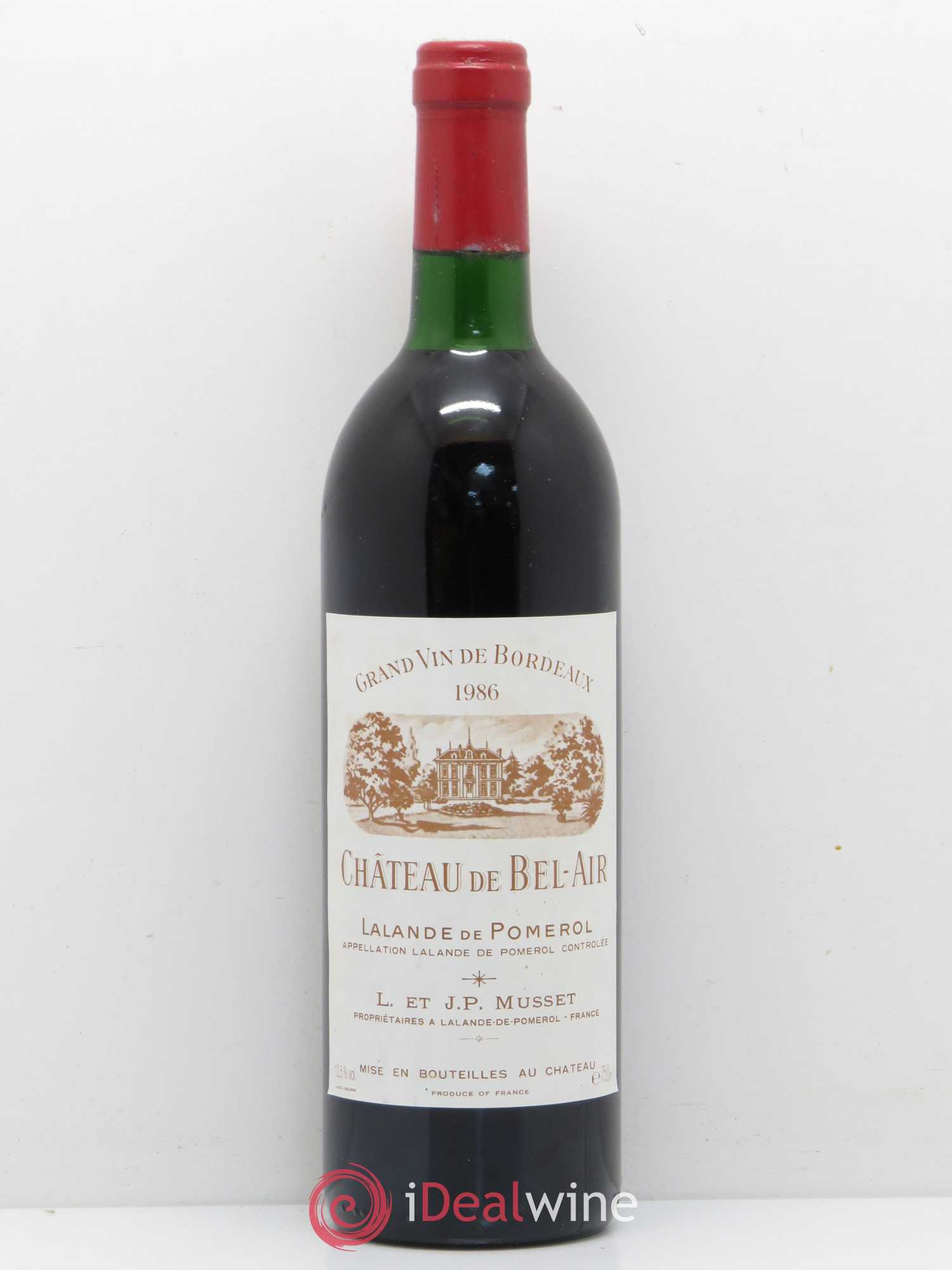 Château de Bel-Air 1986 - Lot de 1 bouteille - 0