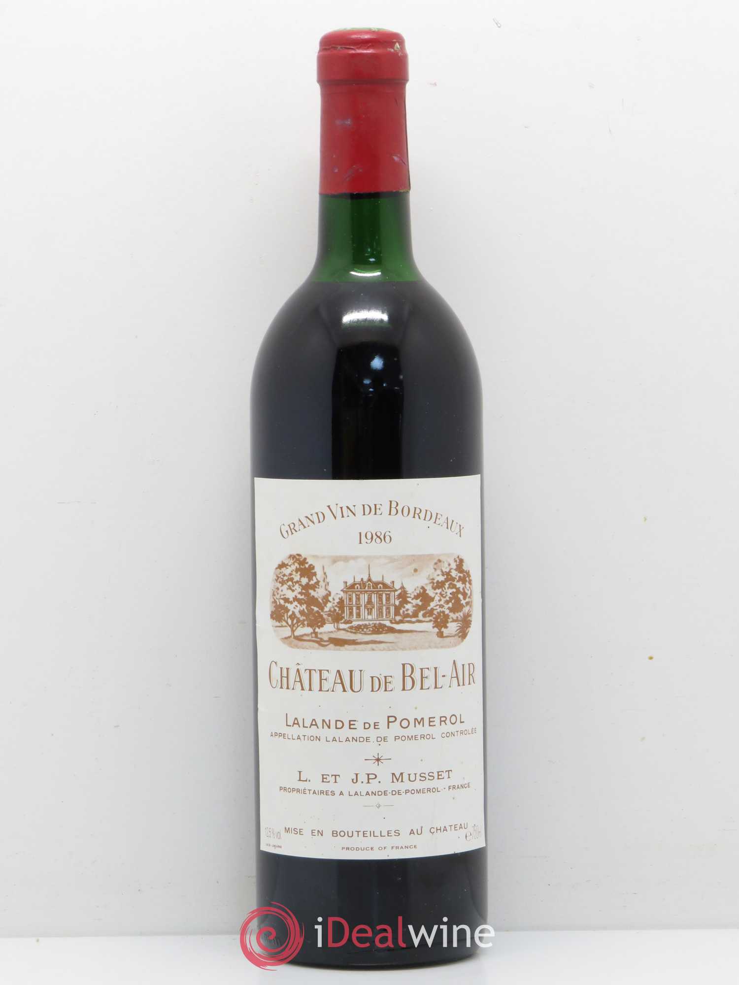 Château de Bel-Air 1986 - Lot de 1 bouteille - 0