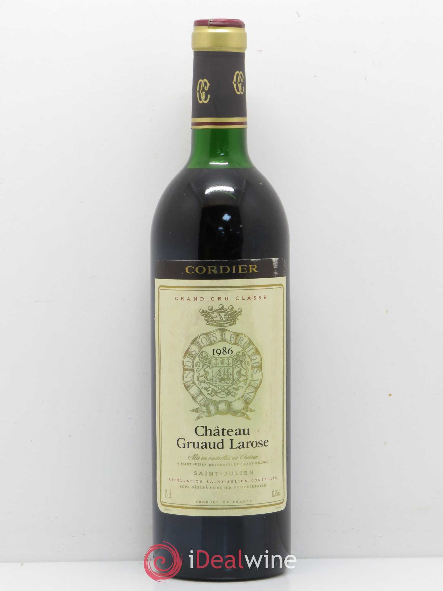 Château Gruaud Larose 2ème Grand Cru Classé 1986 - Lot de 1 bouteille - 0