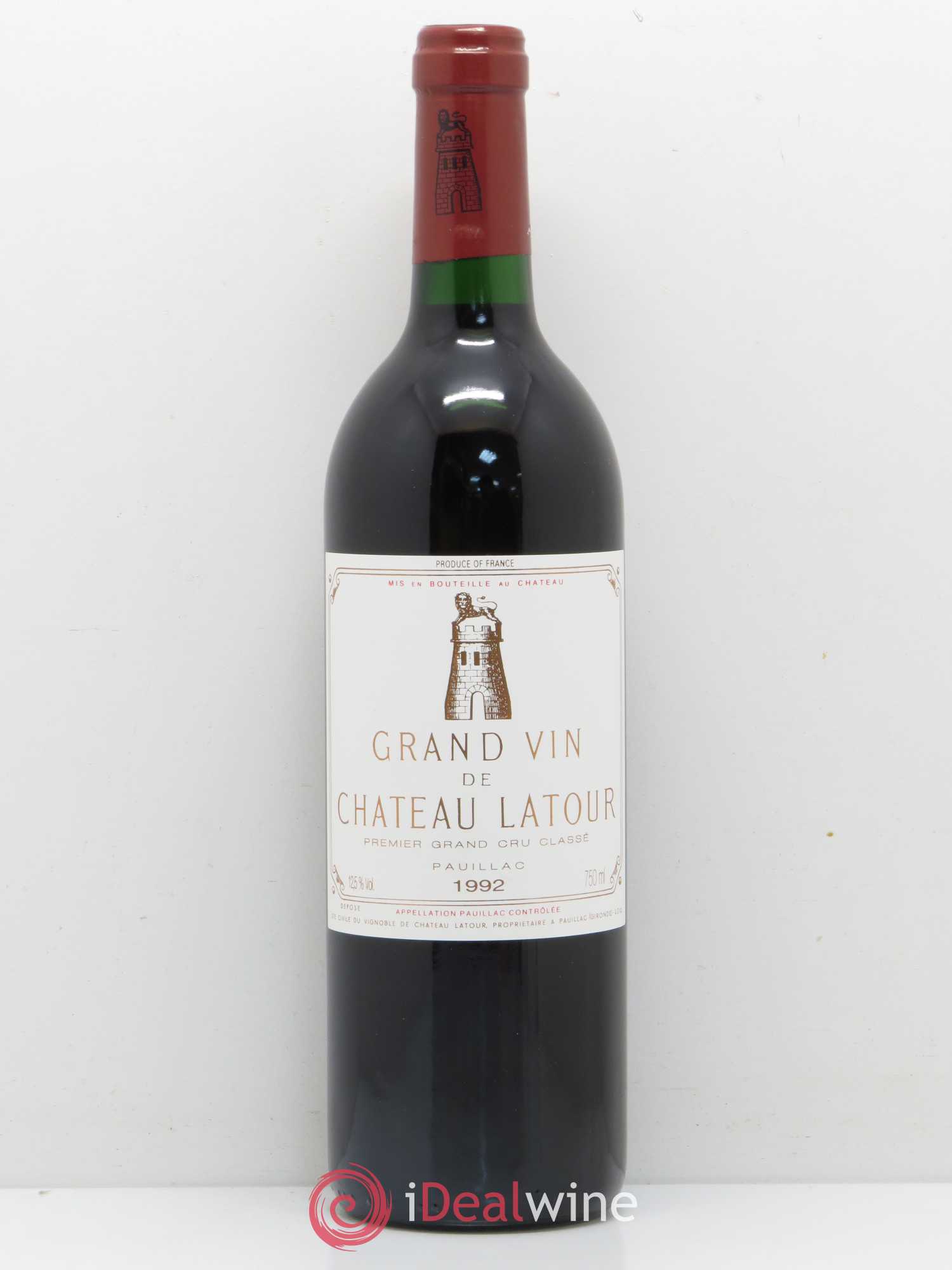 Château Latour 1er Grand Cru Classé 1992 - Lot de 1 bouteille - 0