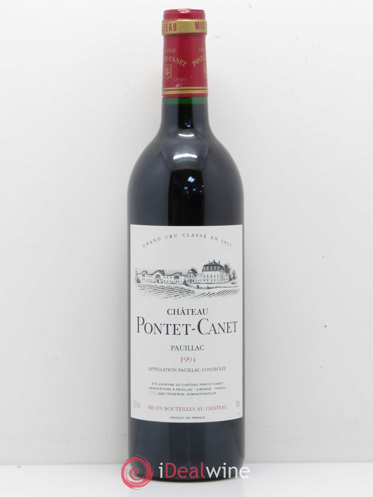 Château Pontet Canet 5ème Grand Cru Classé 1994 - Lot de 1 bouteille - 0