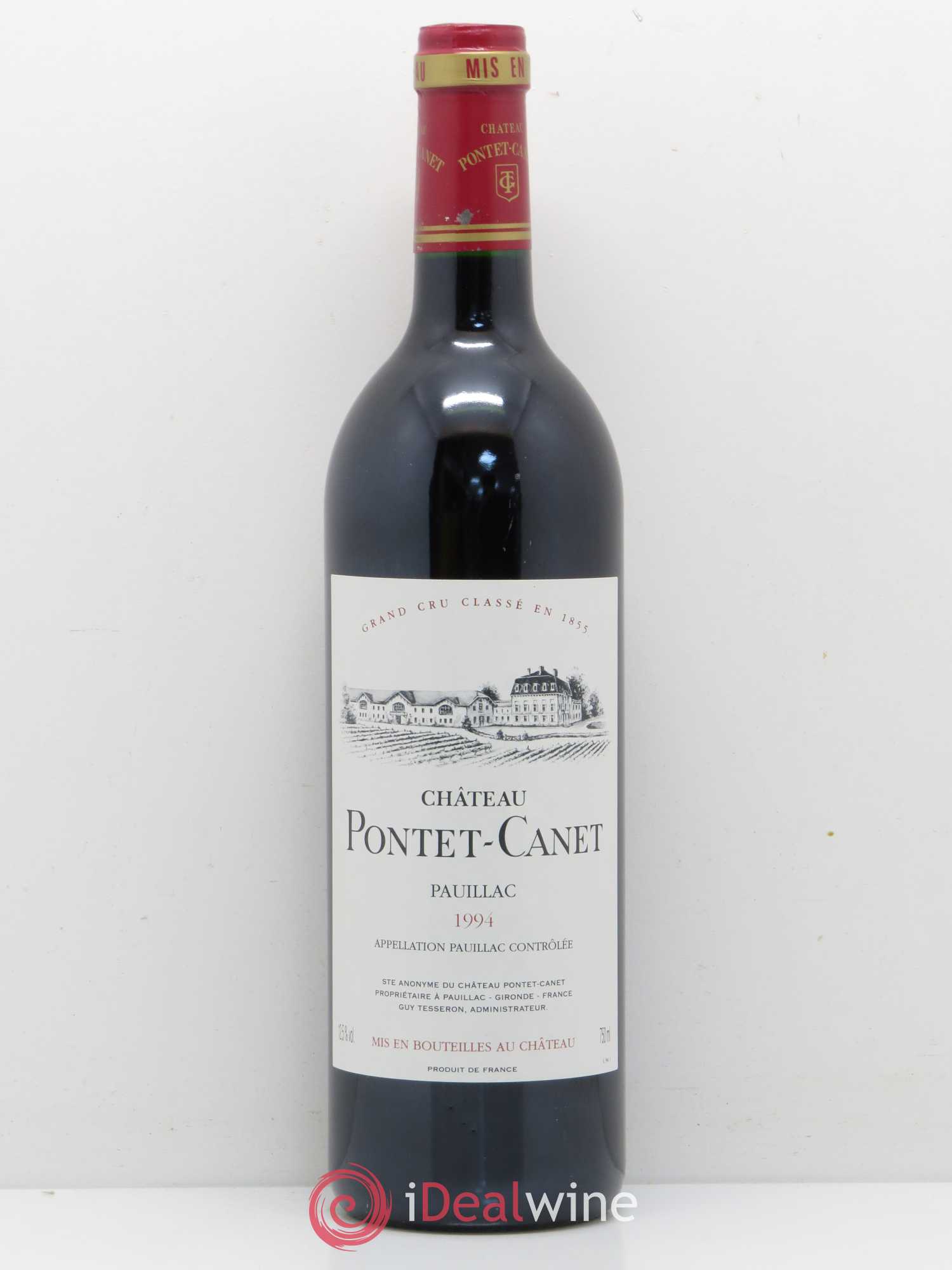 Château Pontet Canet 5ème Grand Cru Classé 1994 - Lot de 1 bouteille - 0