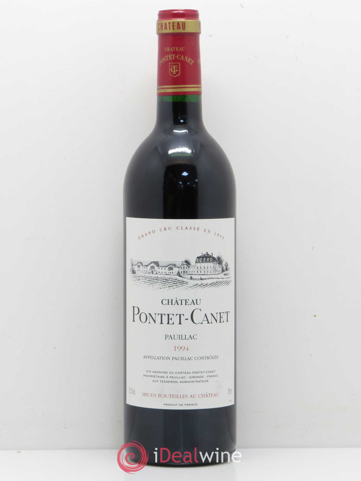 Château Pontet Canet 5ème Grand Cru Classé 1994 - Lot de 1 bouteille - 0