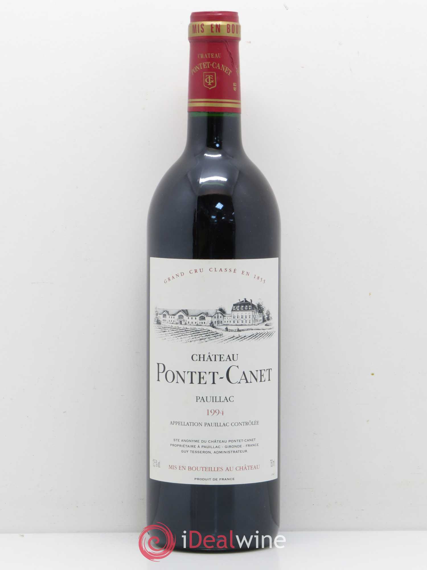 Château Pontet Canet 5ème Grand Cru Classé 1994 - Lot de 1 bouteille - 0